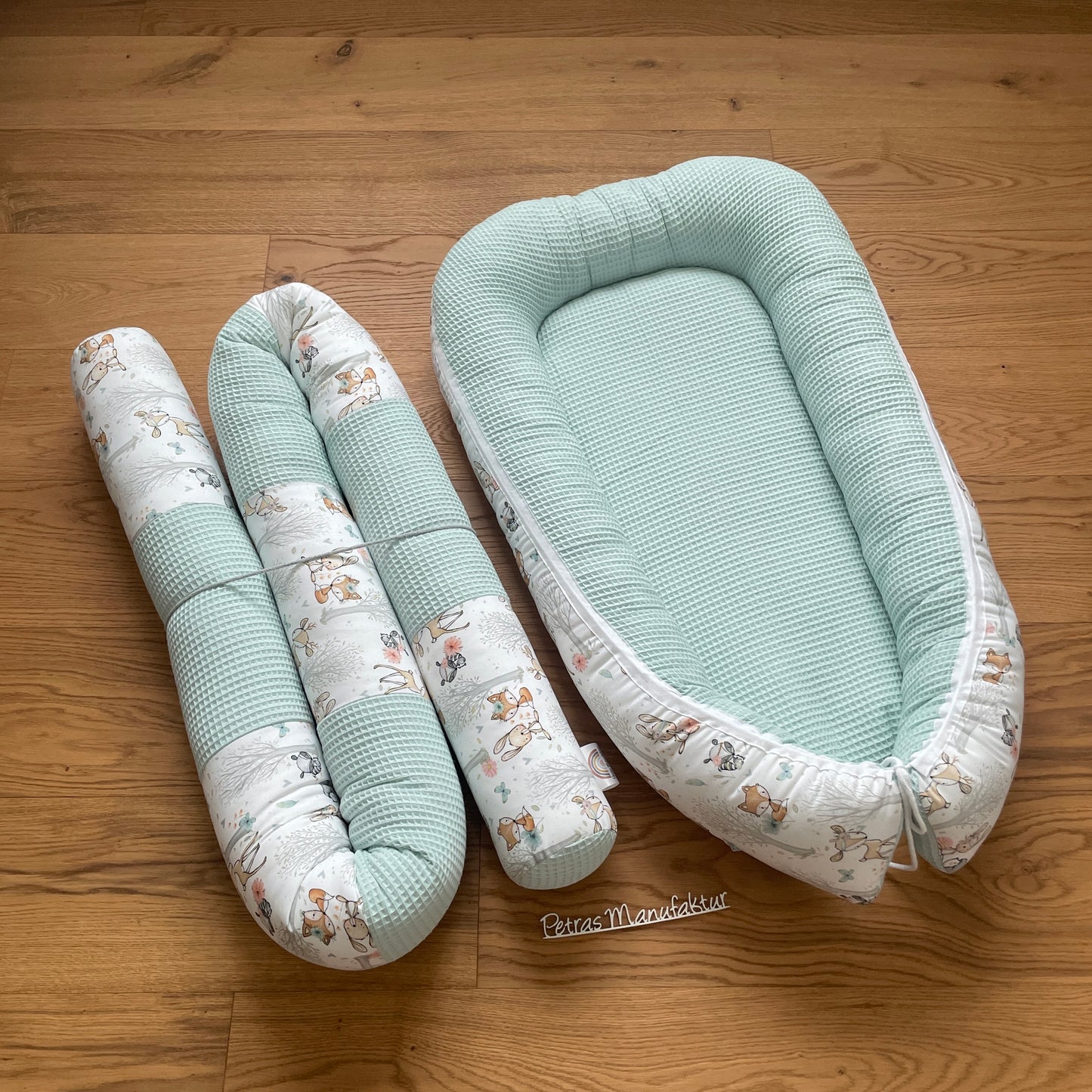 Babynestchen "Waldtiere pastell"
