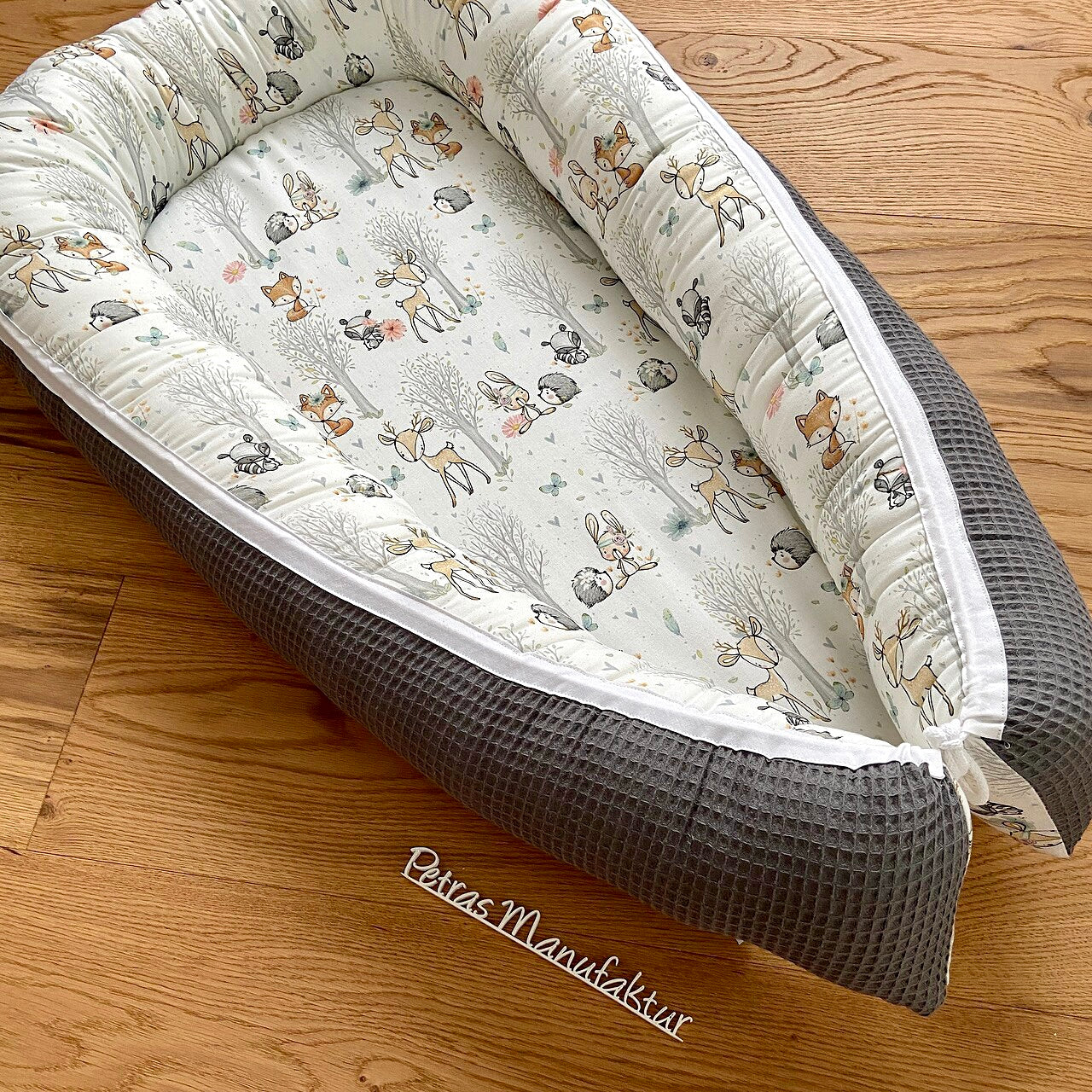 Babynestchen "Waldtiere pastell"