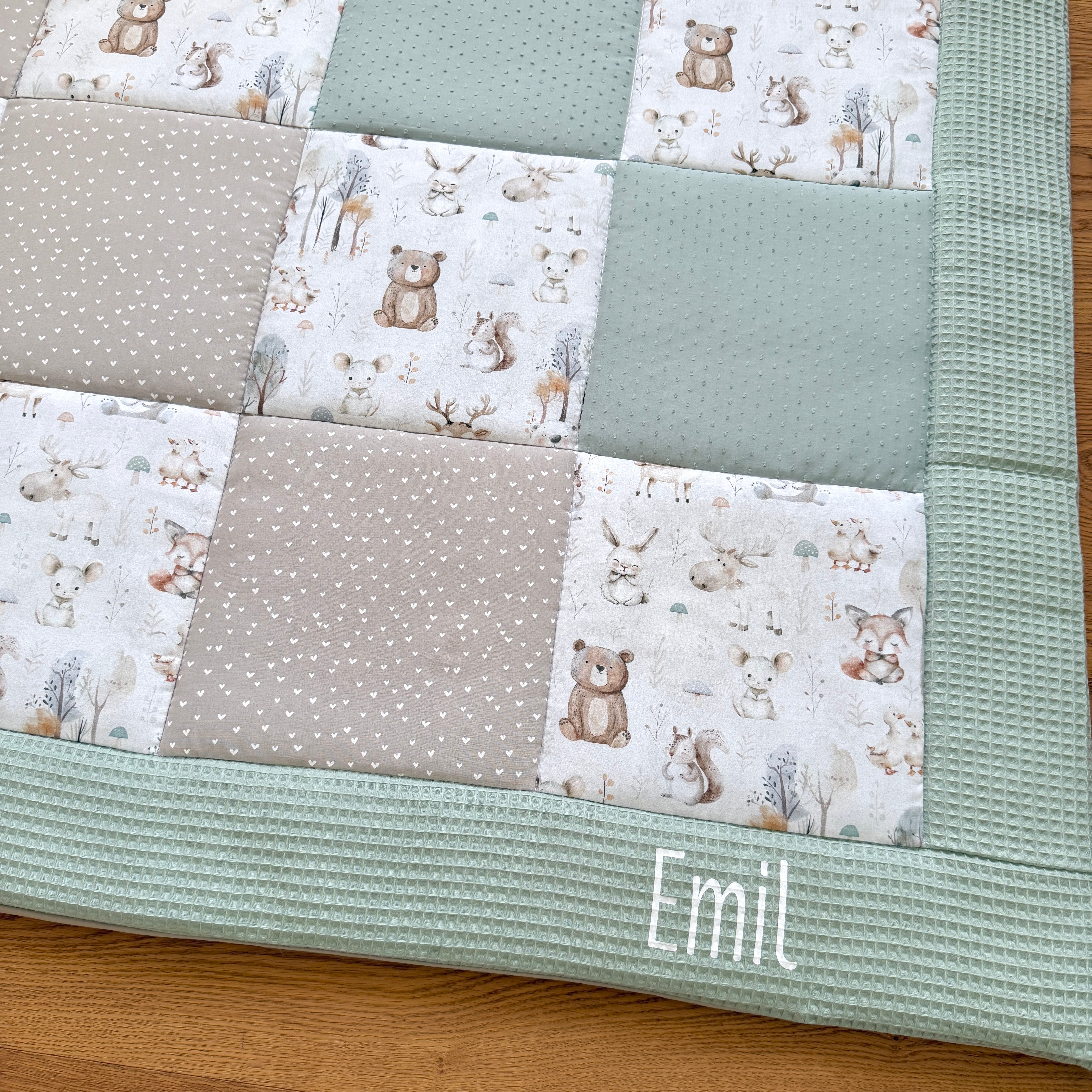 Krabbeldecke "Tiere im Wald" Modell 3