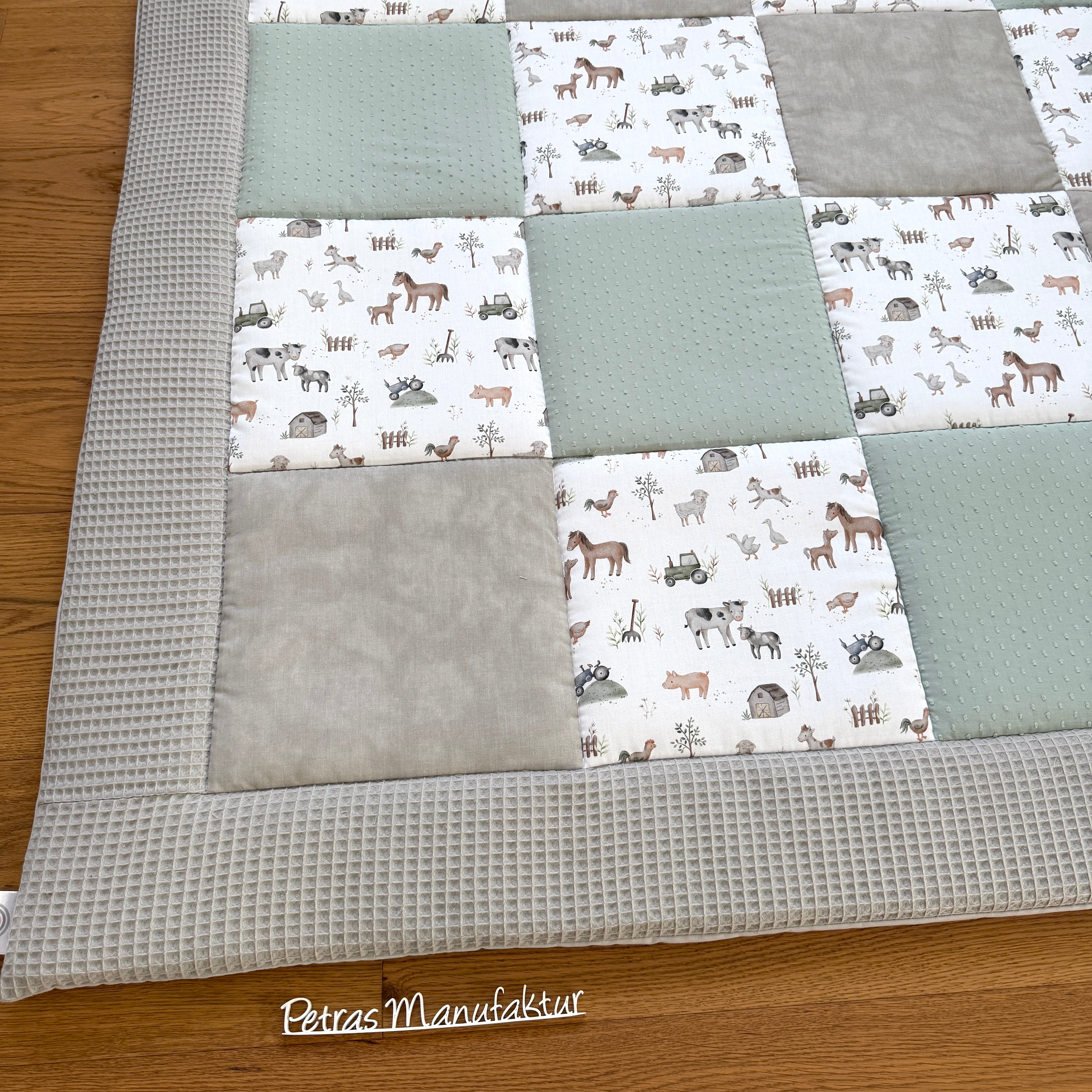 Krabbeldecke "Bauernhoftiere" Modell 2