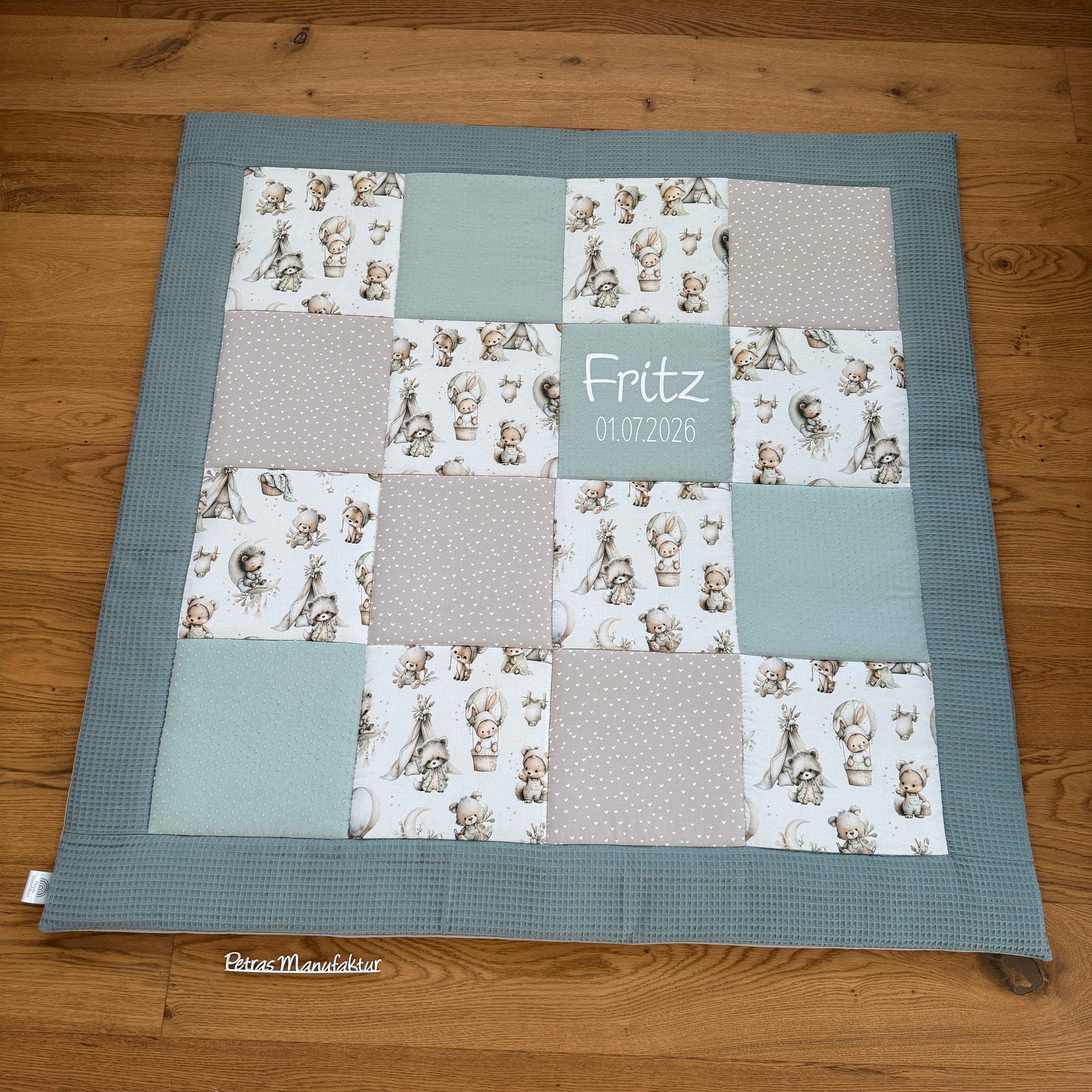 Krabbeldecke "Babytiere" Modell 3