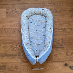 Babynestchen "Waldtiere blau“