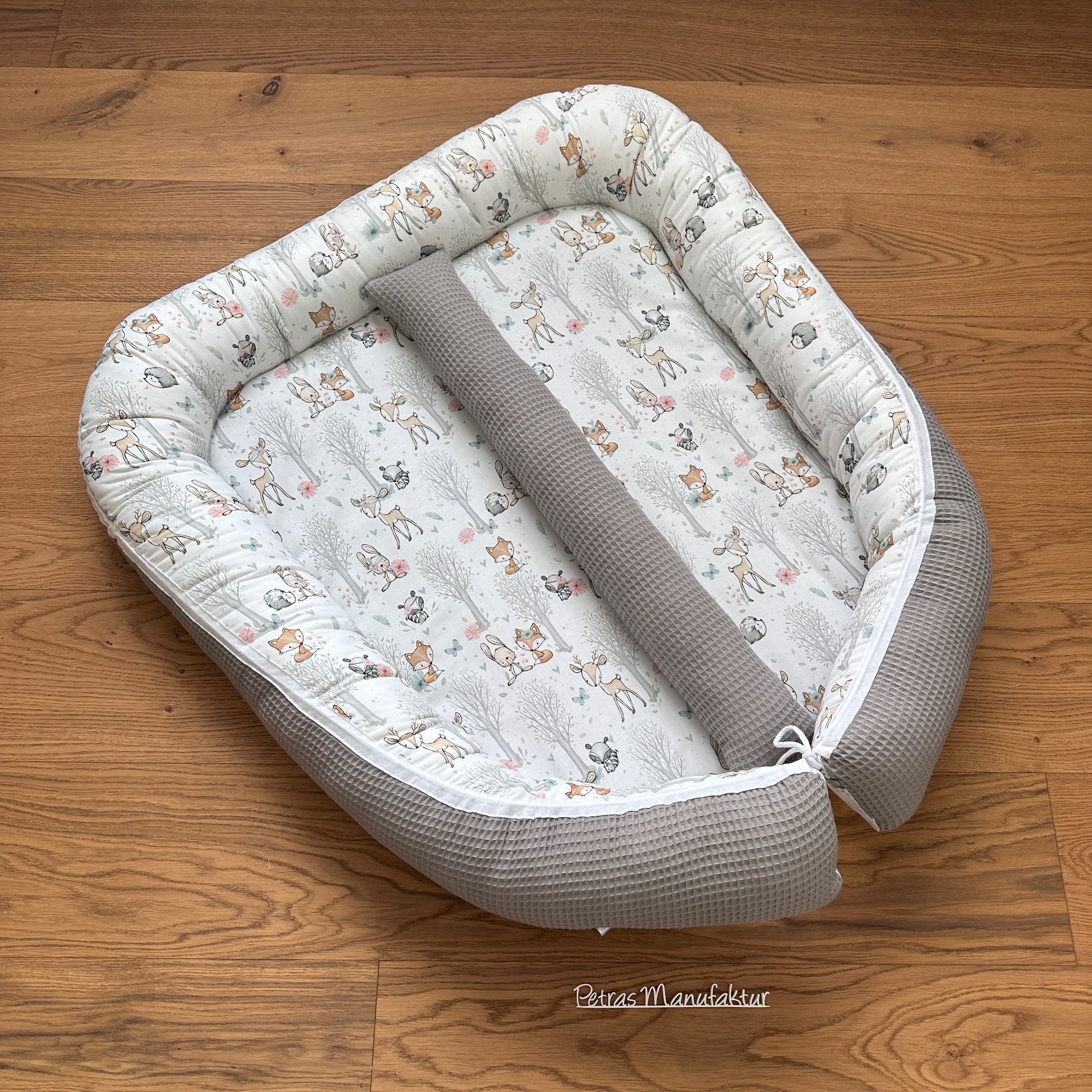 Zwillingsnestchen "Waldtiere pastell"