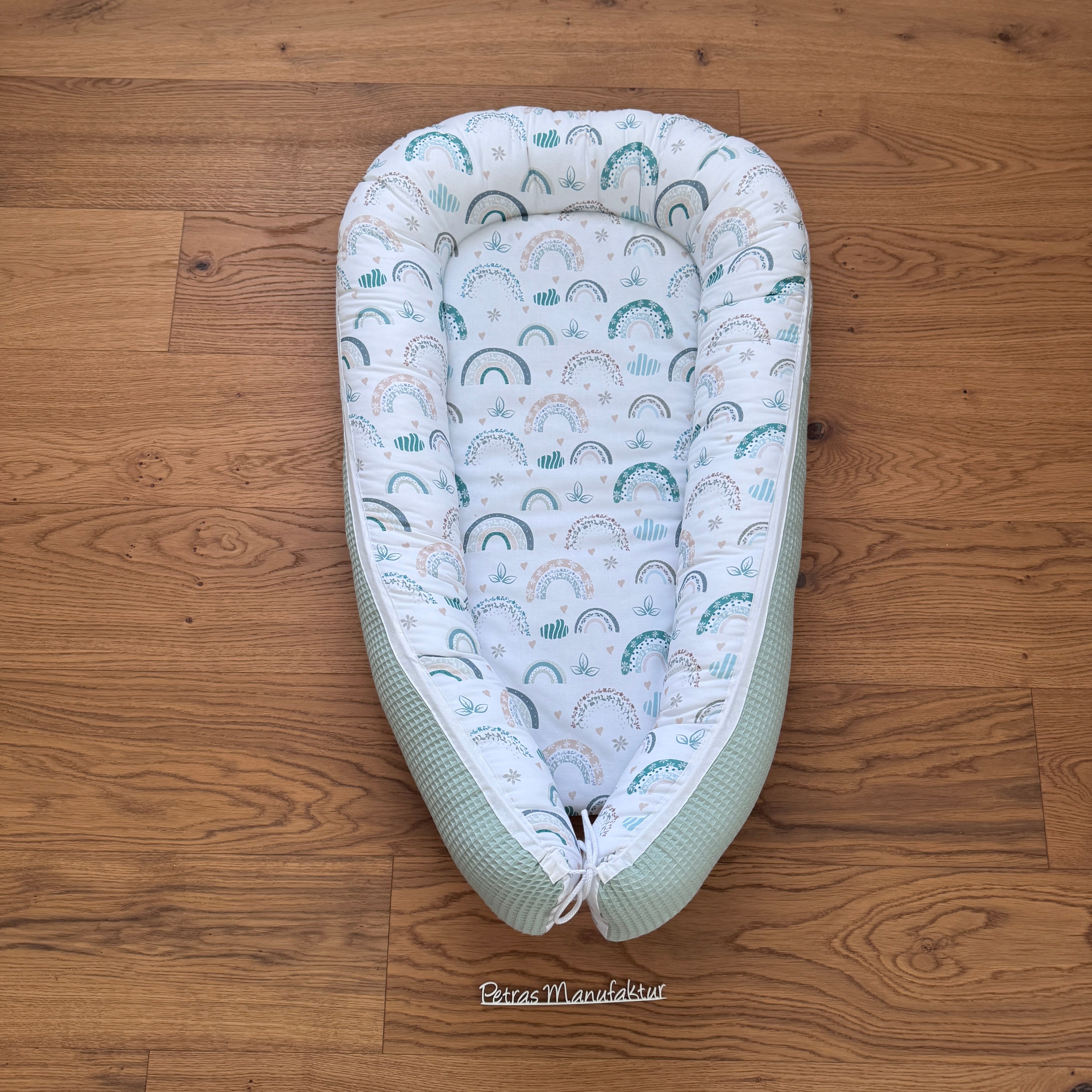 Babynestchen "Regenbogen pastell"