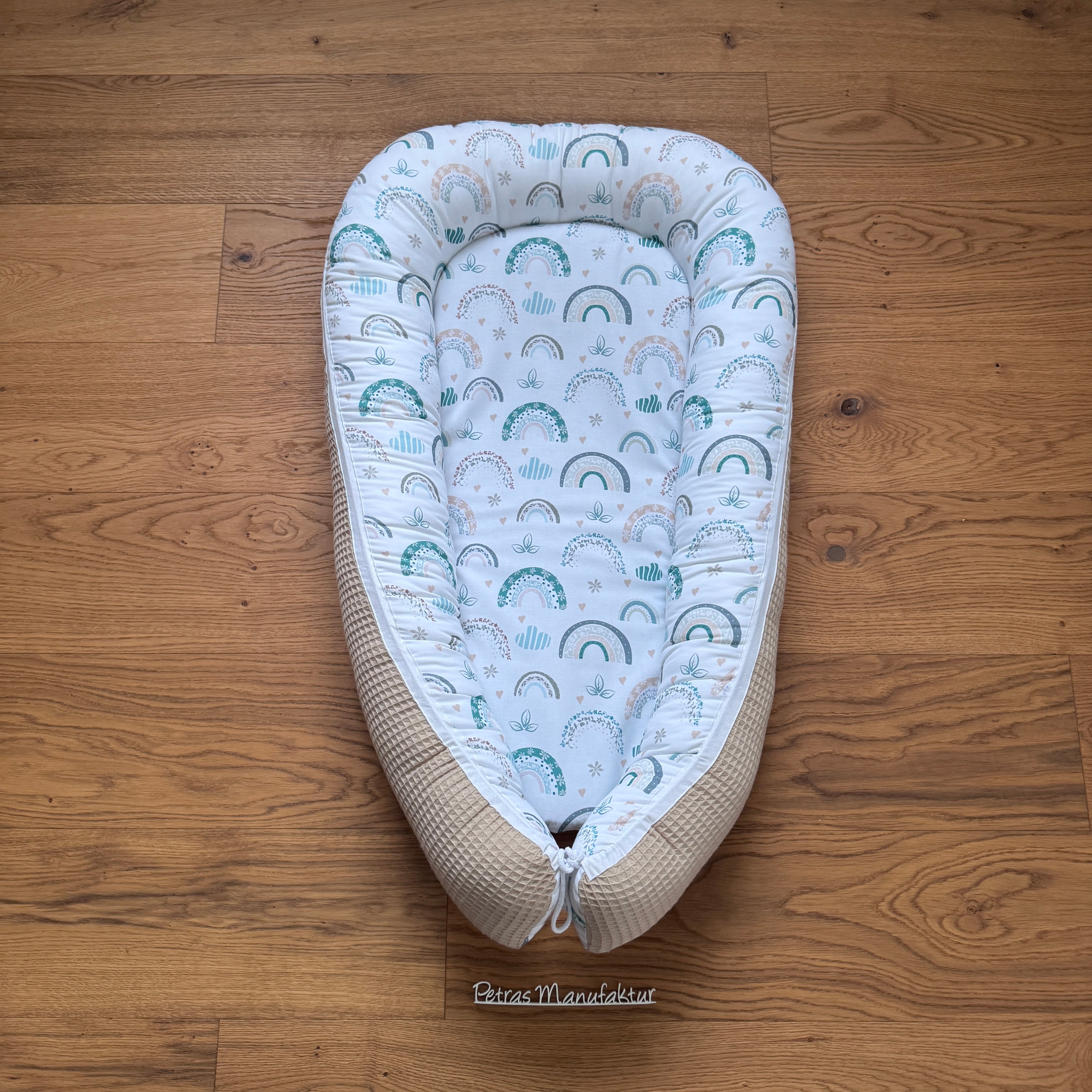 Babynestchen "Regenbogen pastell"