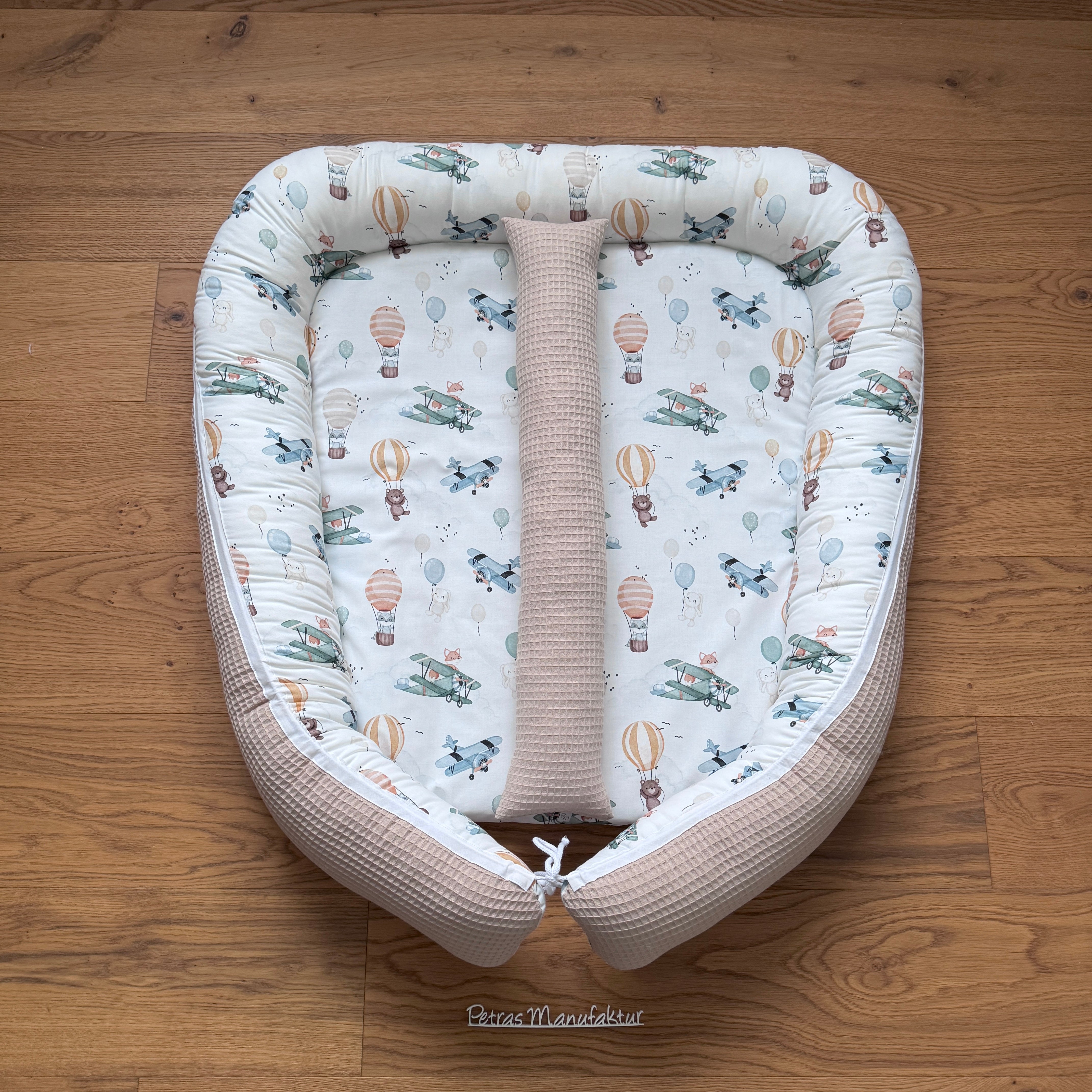 Zwillingsnestchen "fliegende Kuscheltiere"