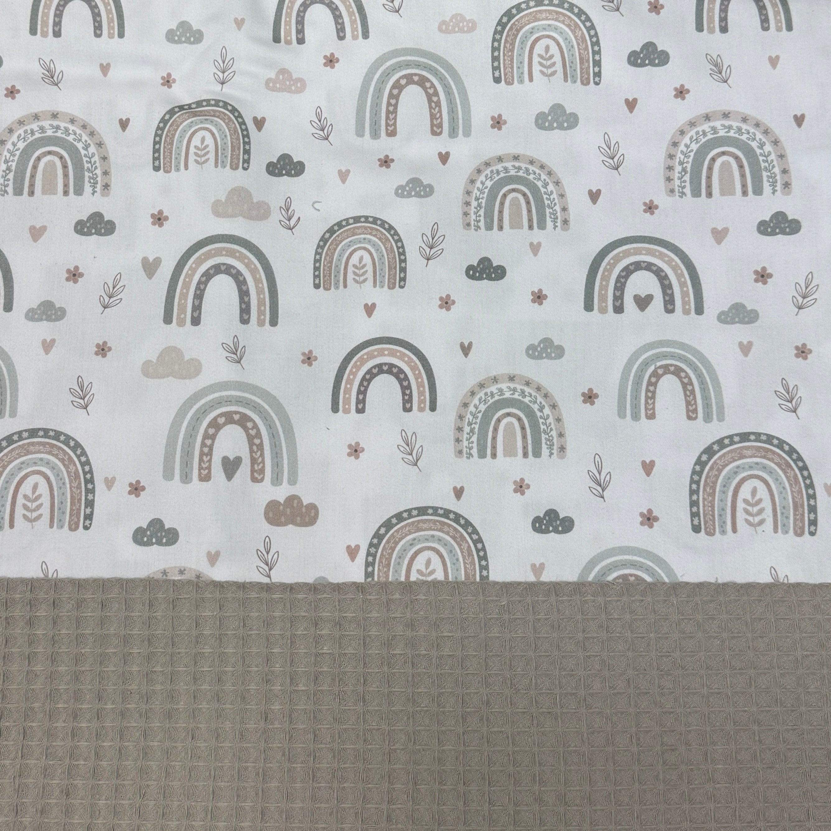 Wickelauflage "Regenbogen pastell"