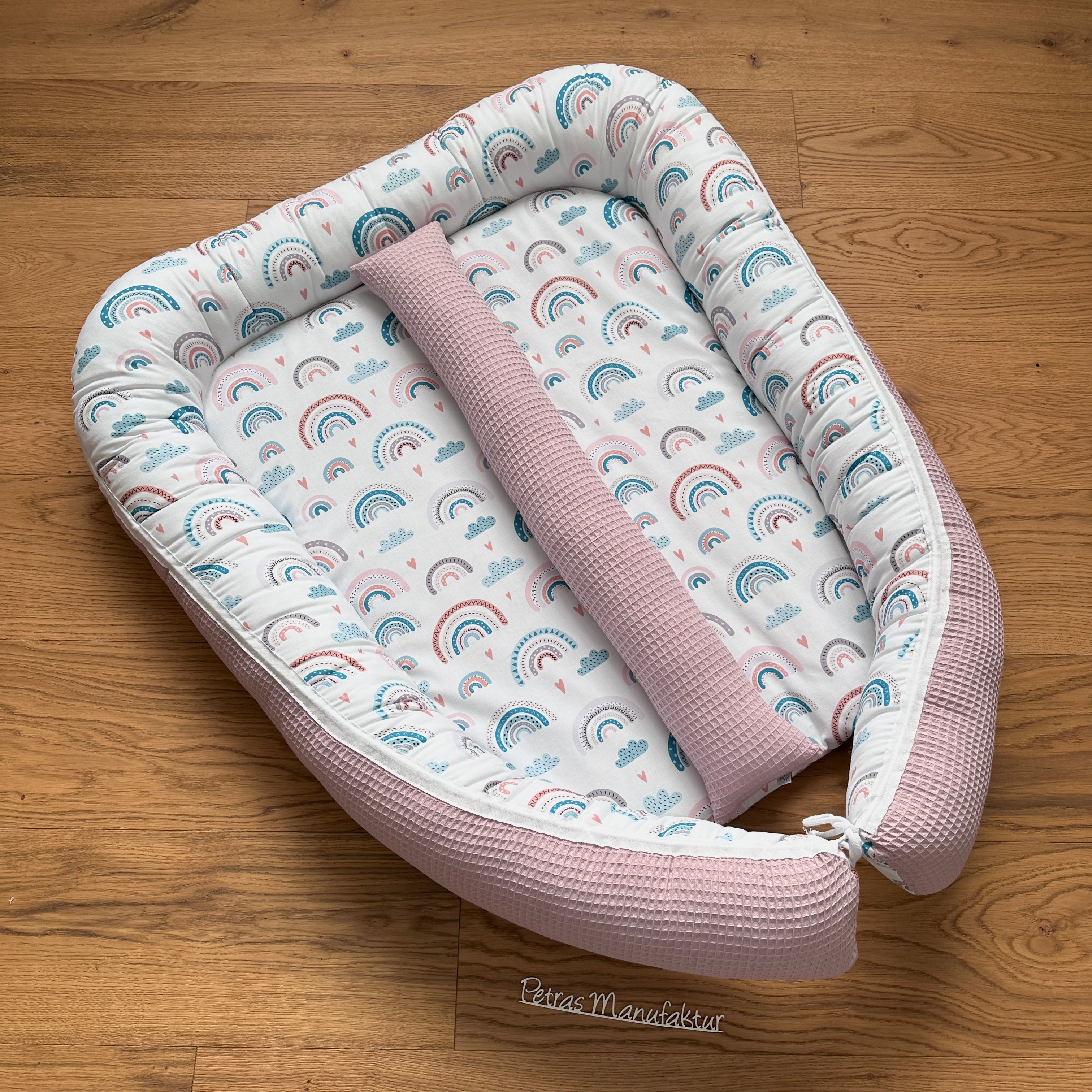 Zwillingsnestchen "Regenbogen & Wolken"