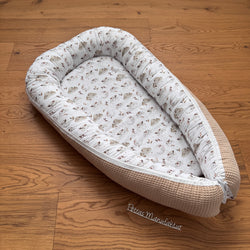 Babynestchen "Wolken beige"