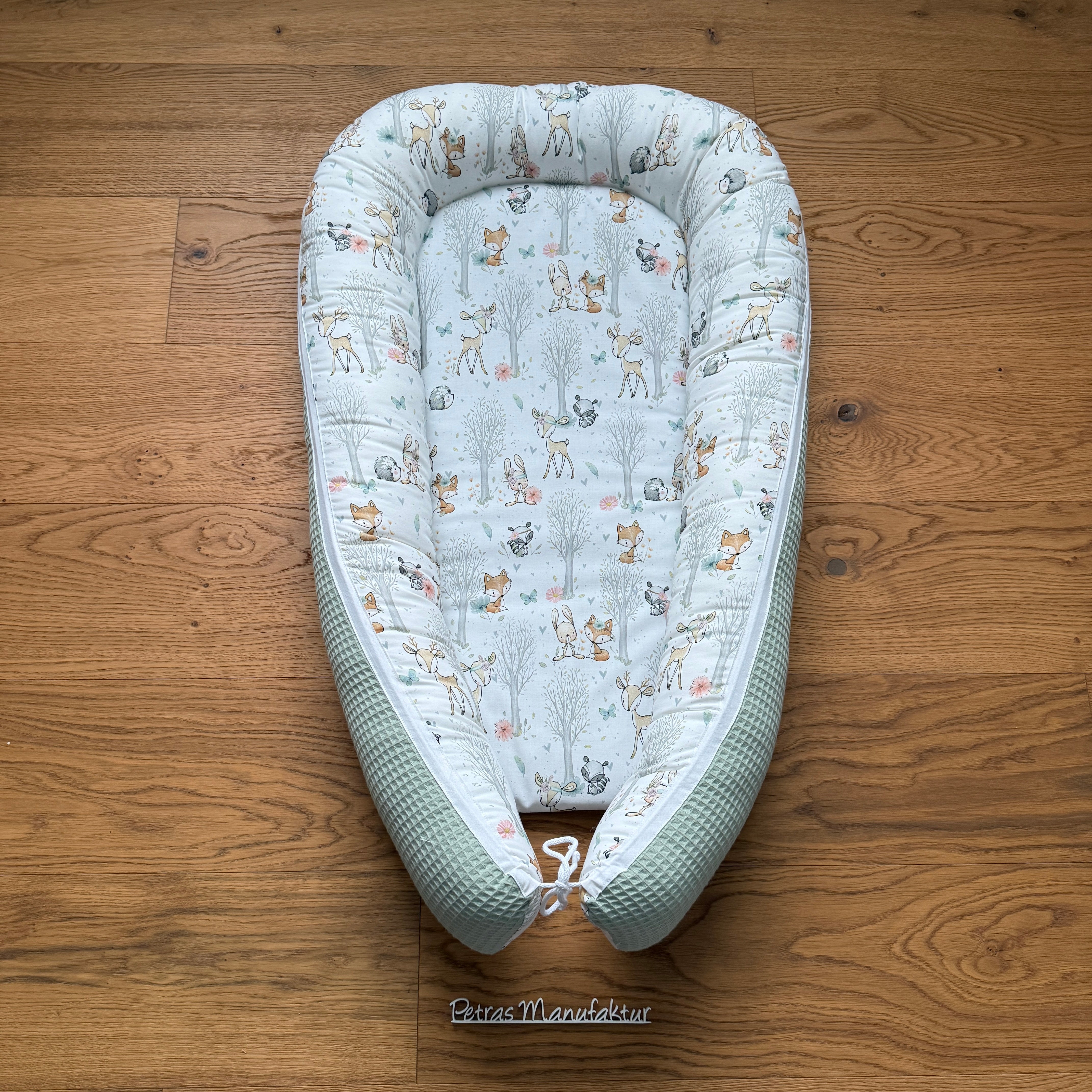 Babynestchen "Waldtiere pastell"