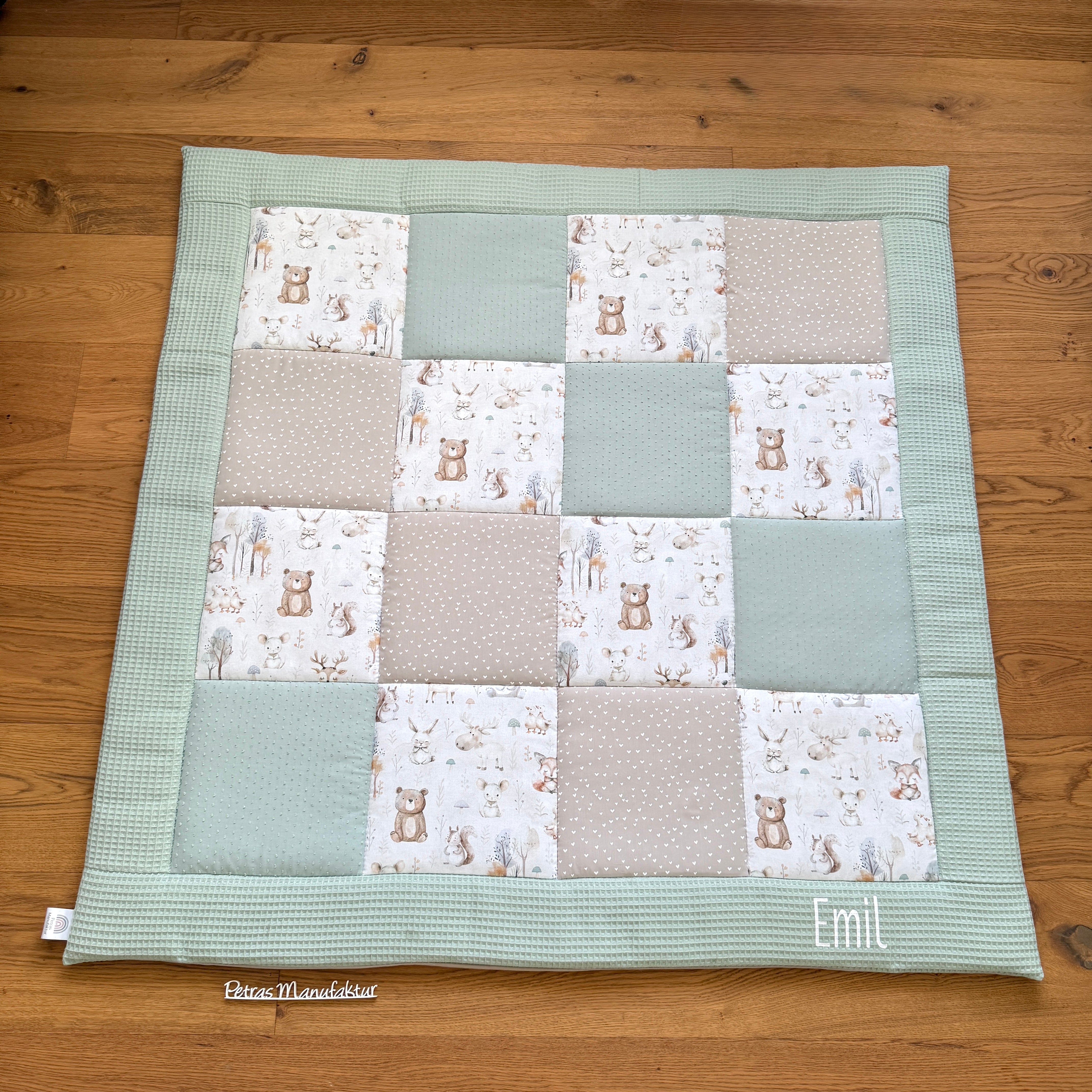 Krabbeldecke "Tiere im Wald" Modell 3