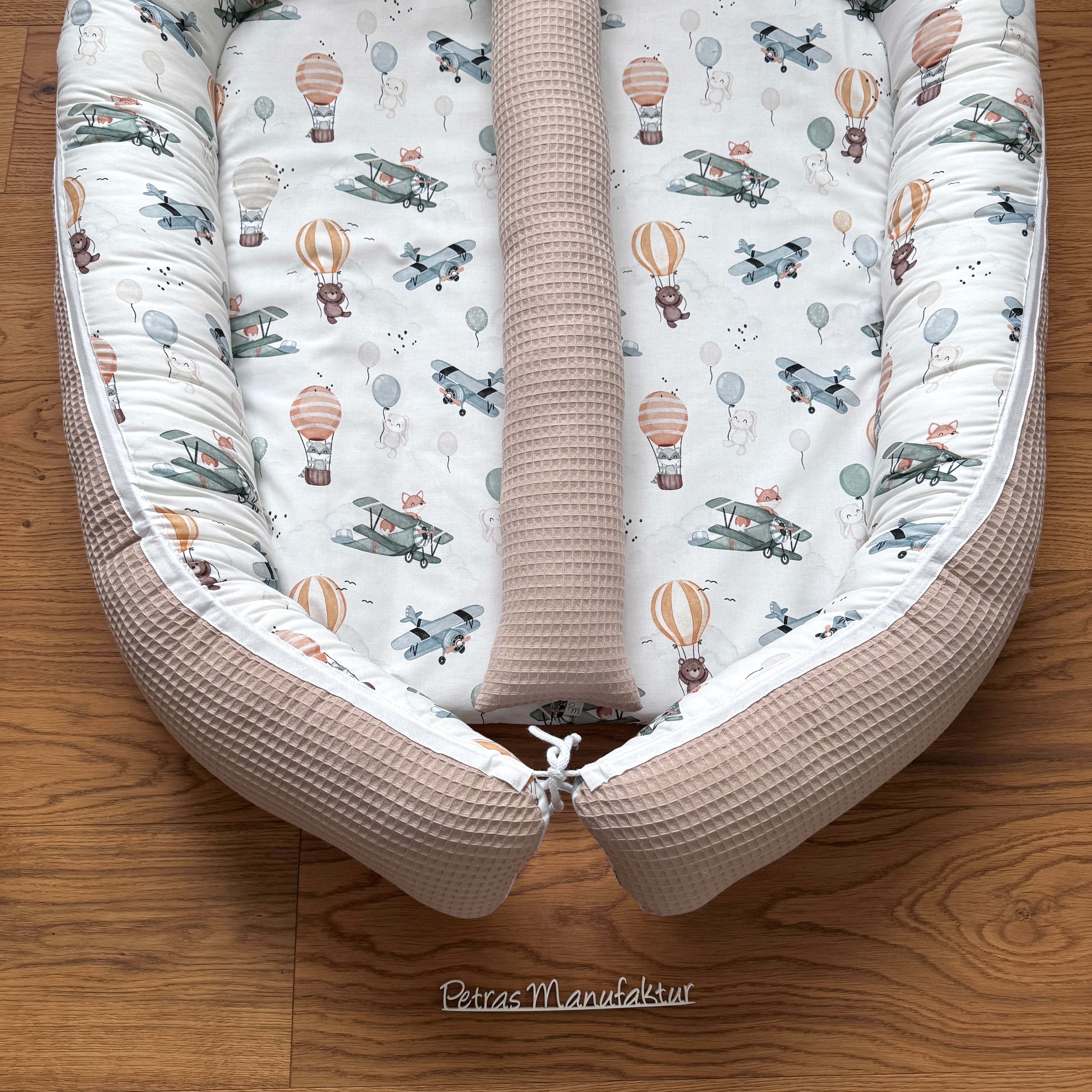 Zwillingsnestchen "fliegende Kuscheltiere"