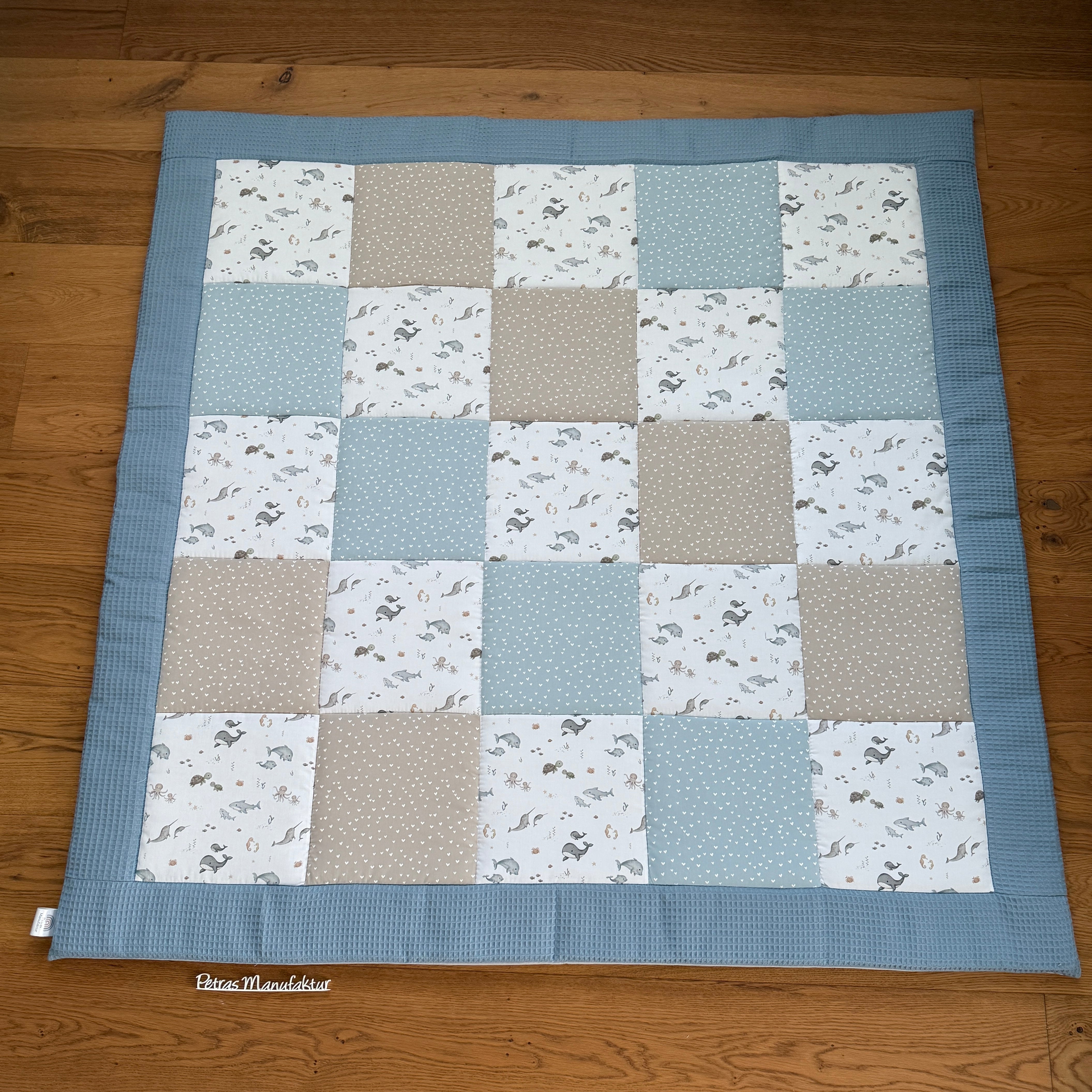 Krabbeldecke "Meerestiere" Modell 6