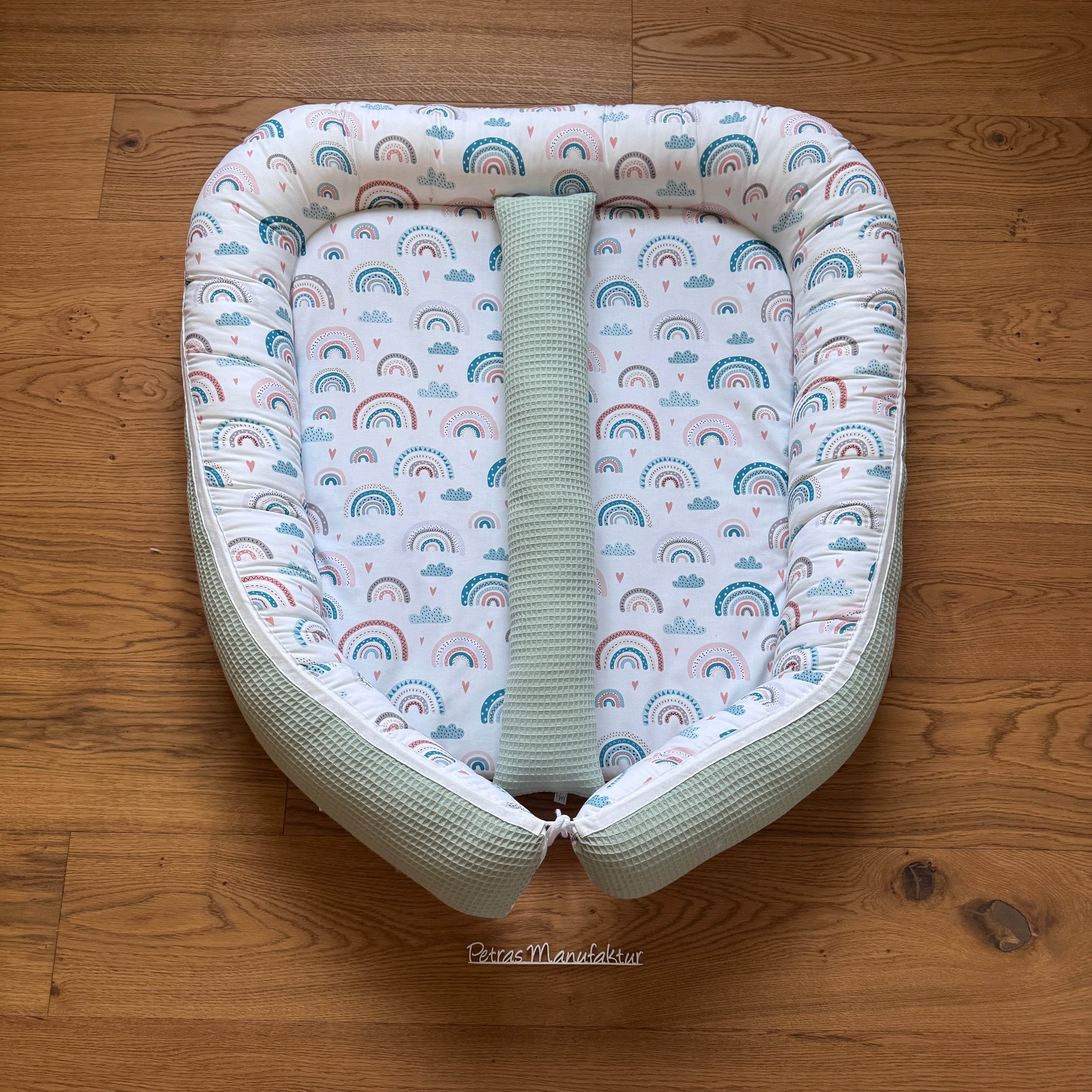 Zwillingsnestchen "Regenbogen & Wolken"