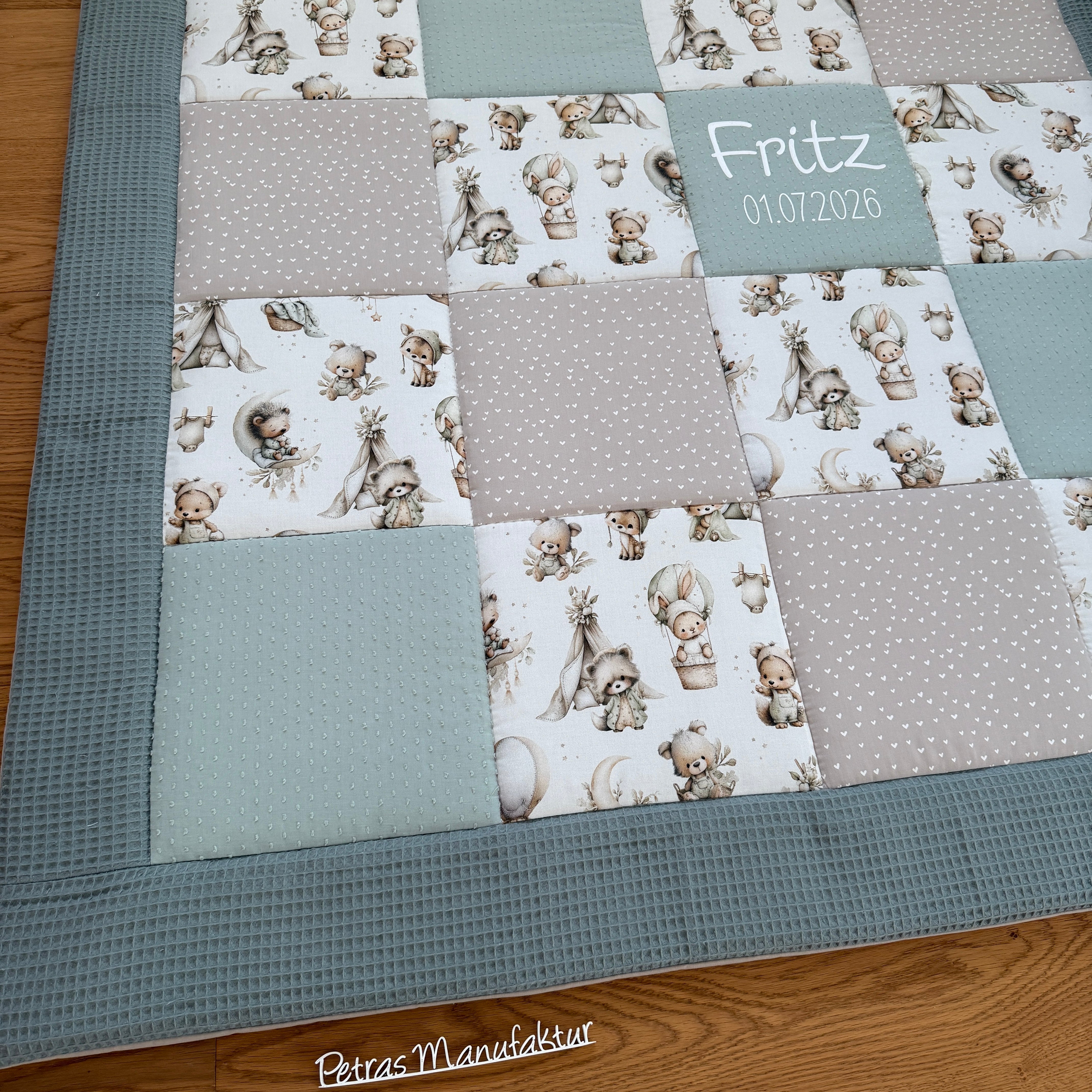 Krabbeldecke "Babytiere" Modell 3