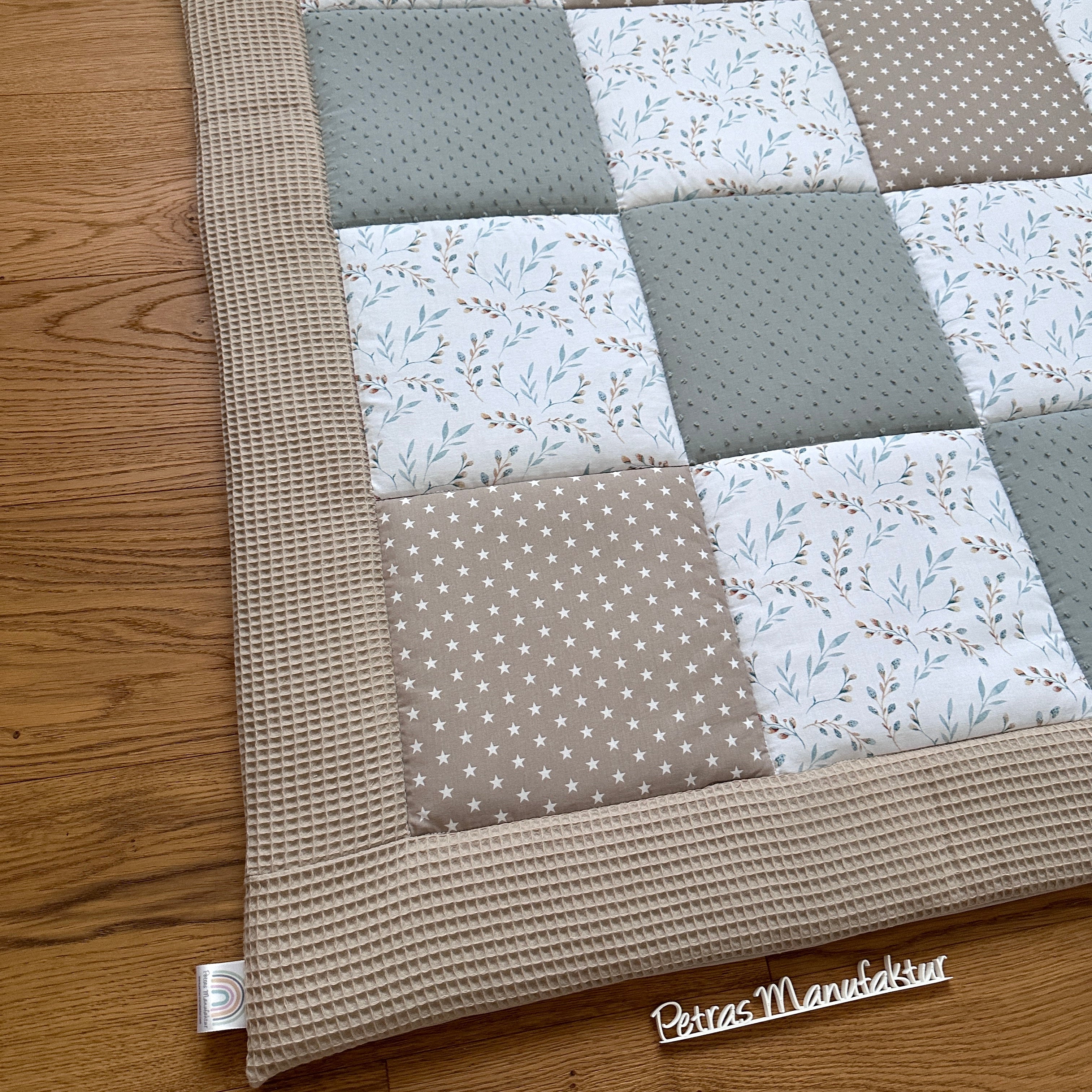 Krabbeldecke "Blätter“ Modell 1