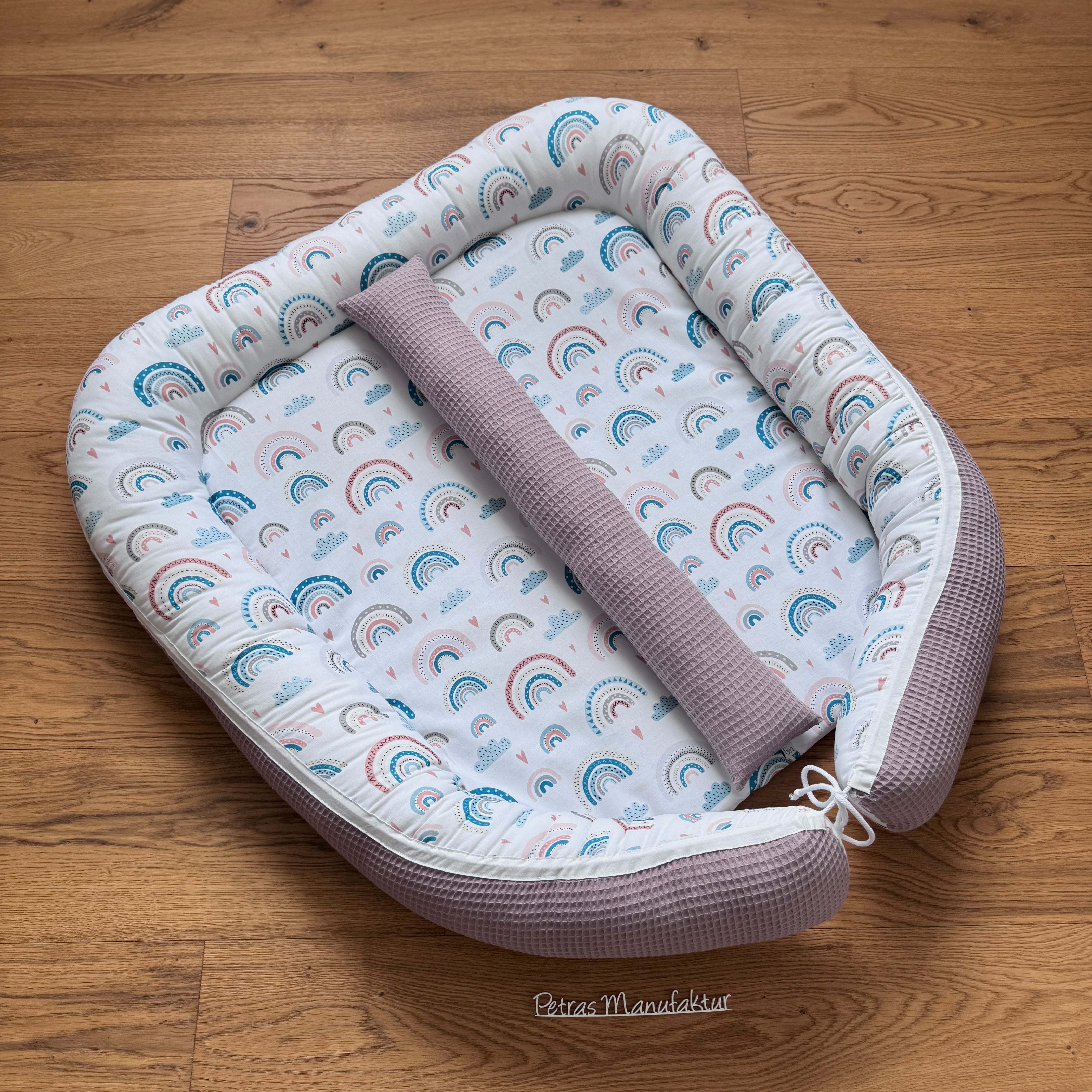 Zwillingsnestchen "Regenbogen & Wolken"