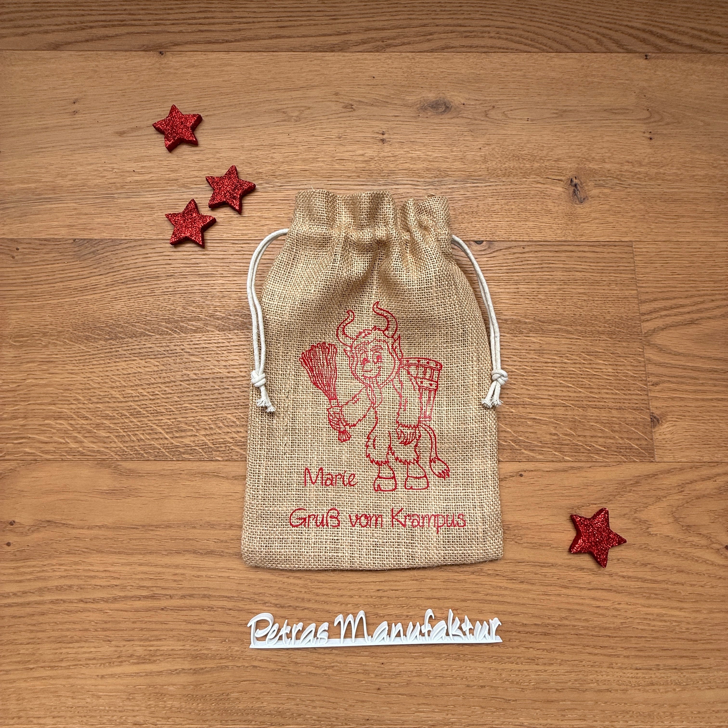 Nikolaussackerl Jute natur