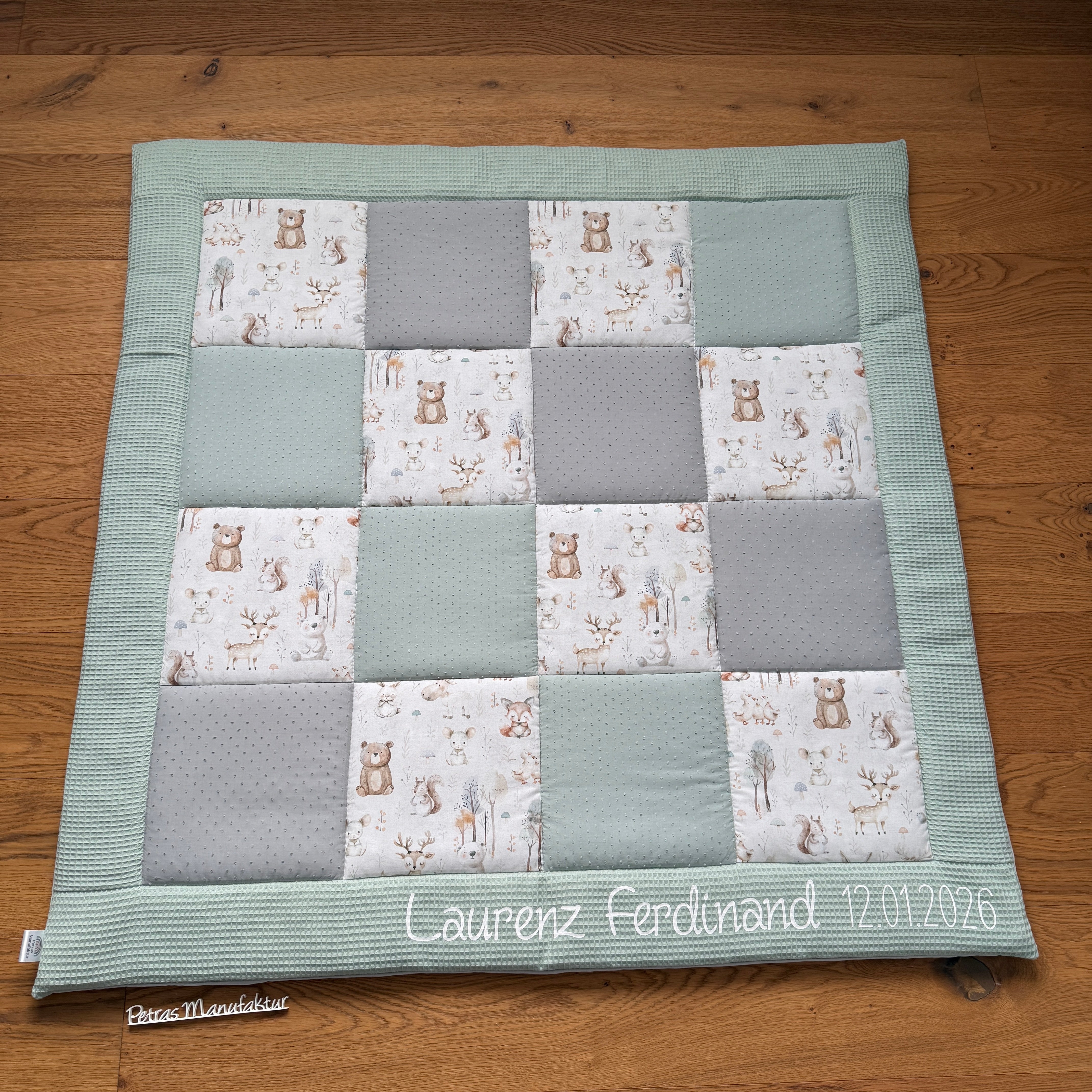 Krabbeldecke "Tiere im Wald" Modell 5