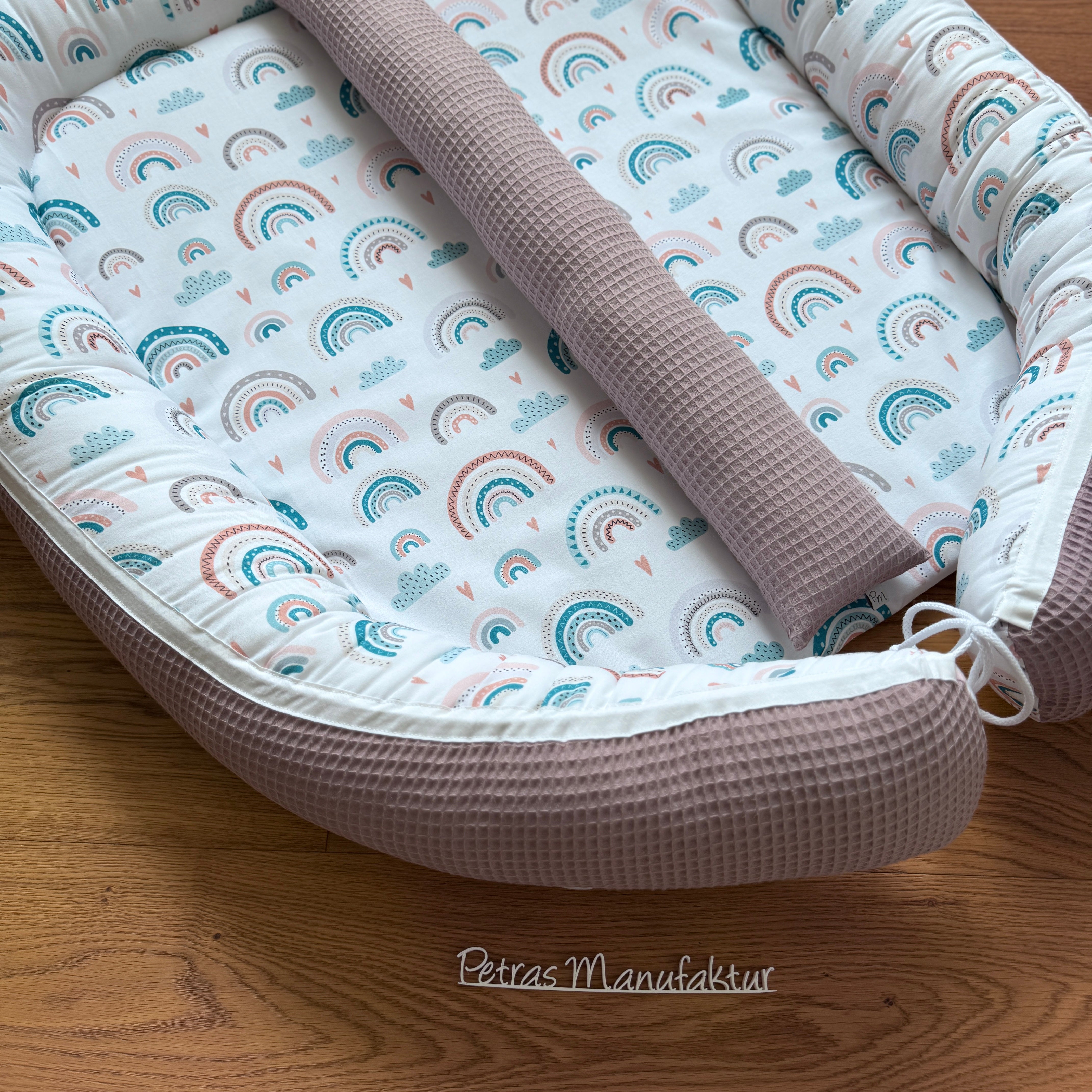 Zwillingsnestchen "Regenbogen & Wolken"