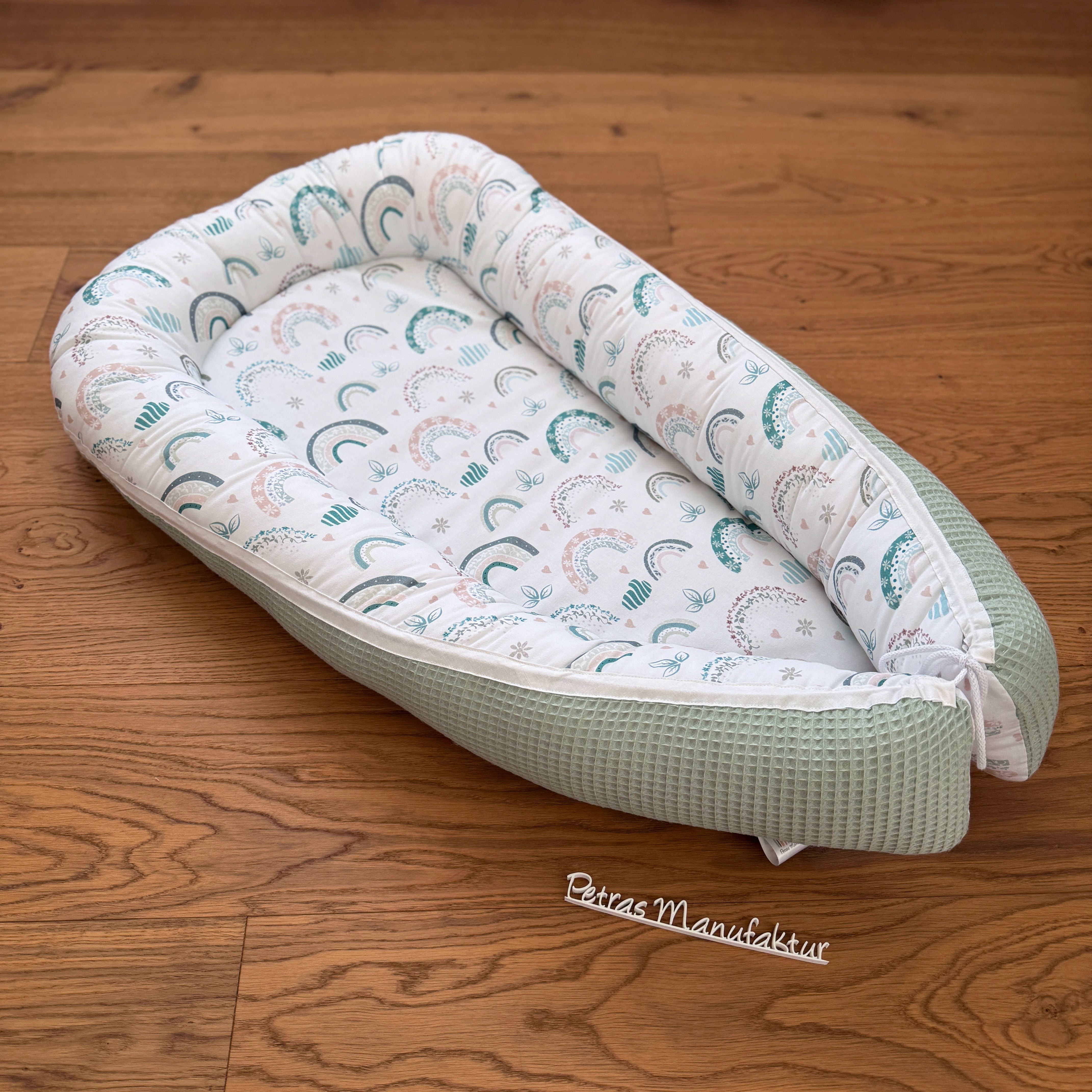 Babynestchen "Regenbogen pastell"