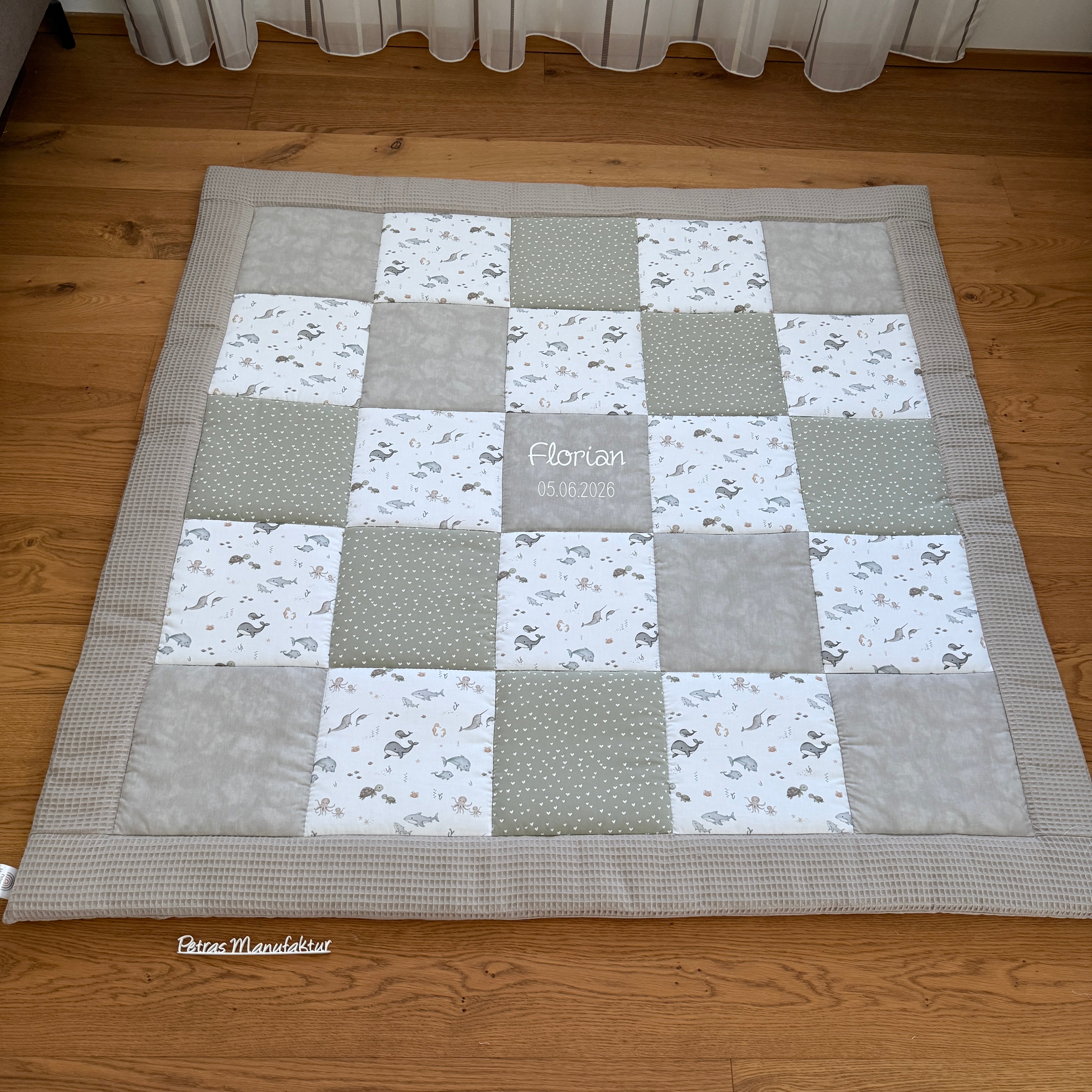 Krabbeldecke "Meerestiere" Modell 4