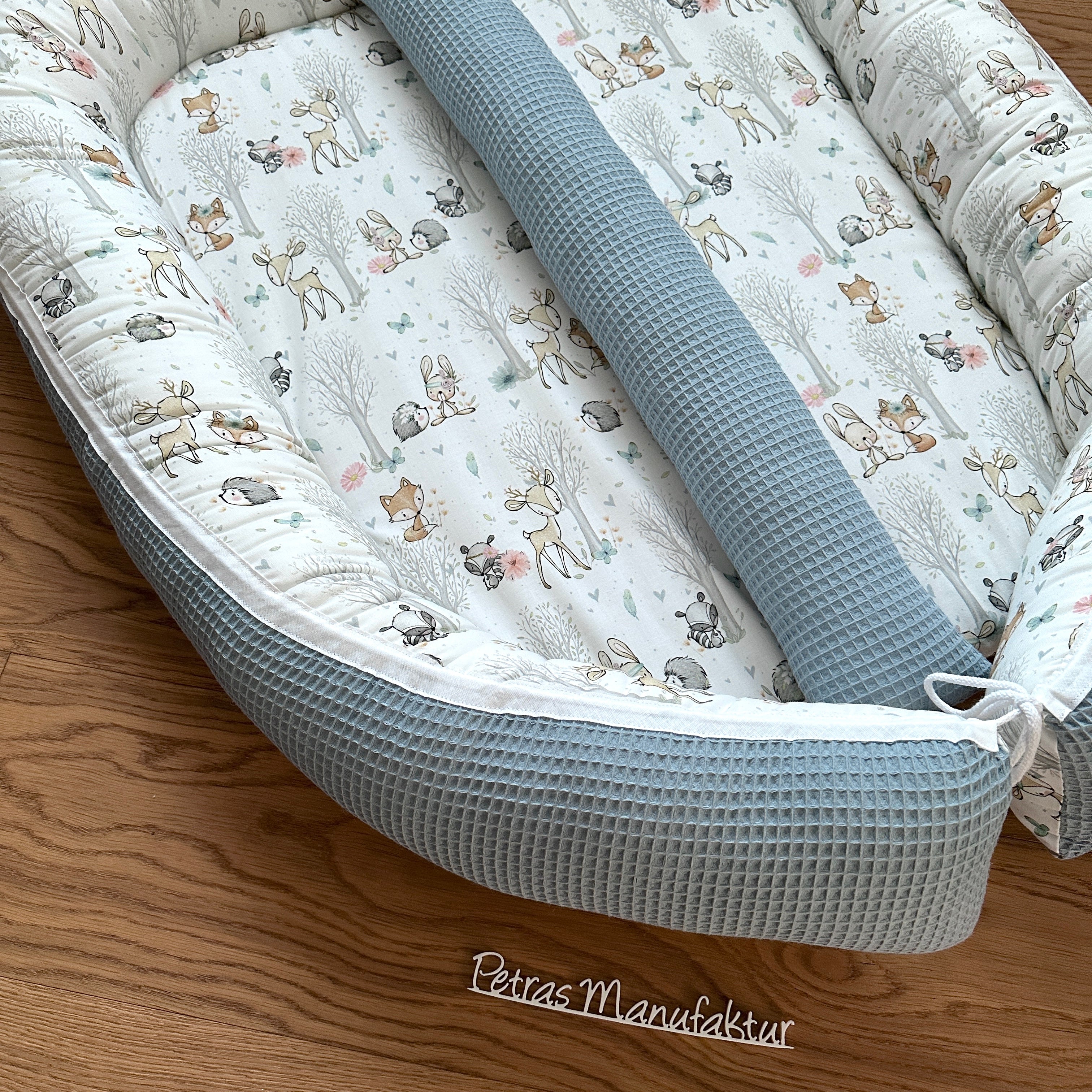 Zwillingsnestchen "Waldtiere pastell"