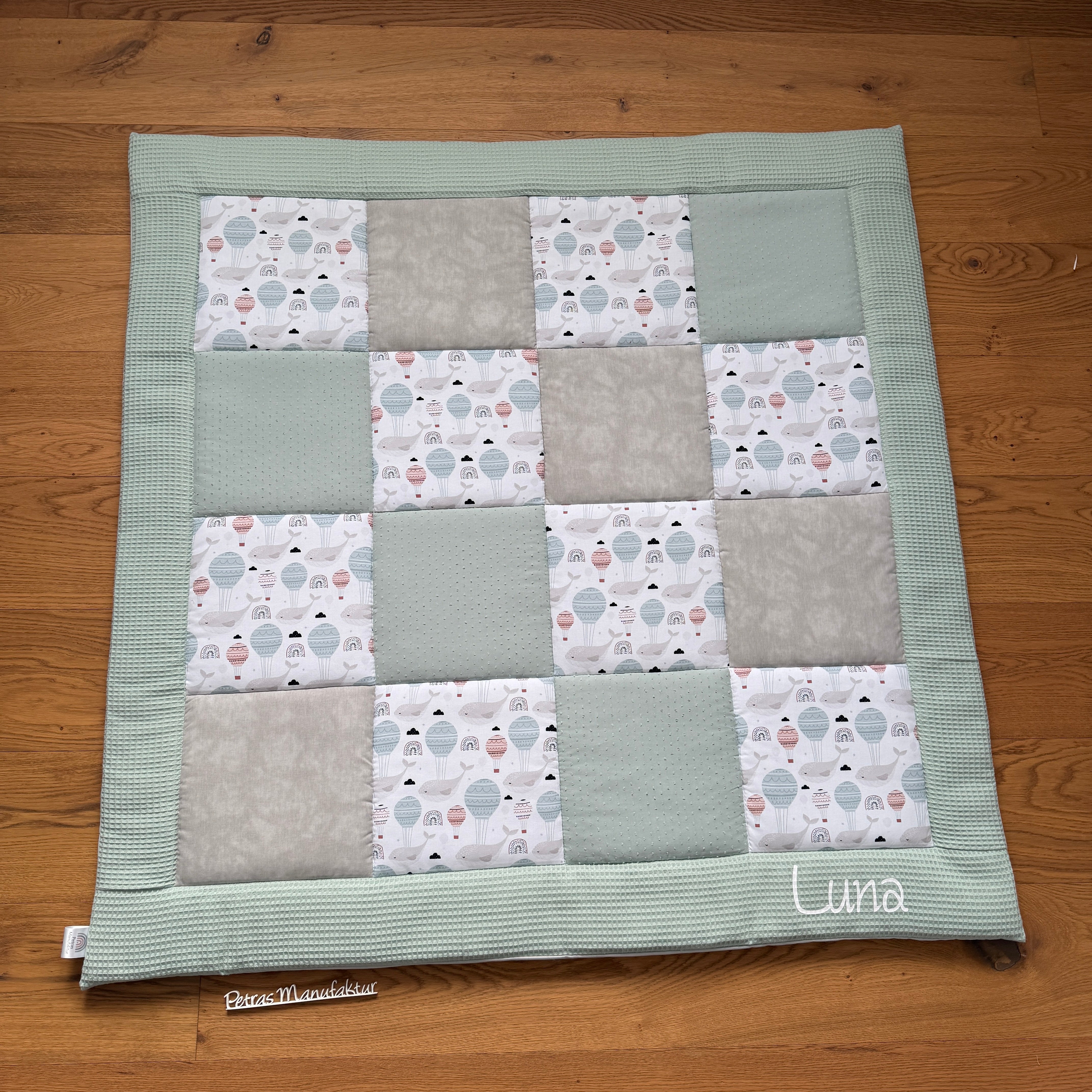 Krabbeldecke "Wale“ Modell 3