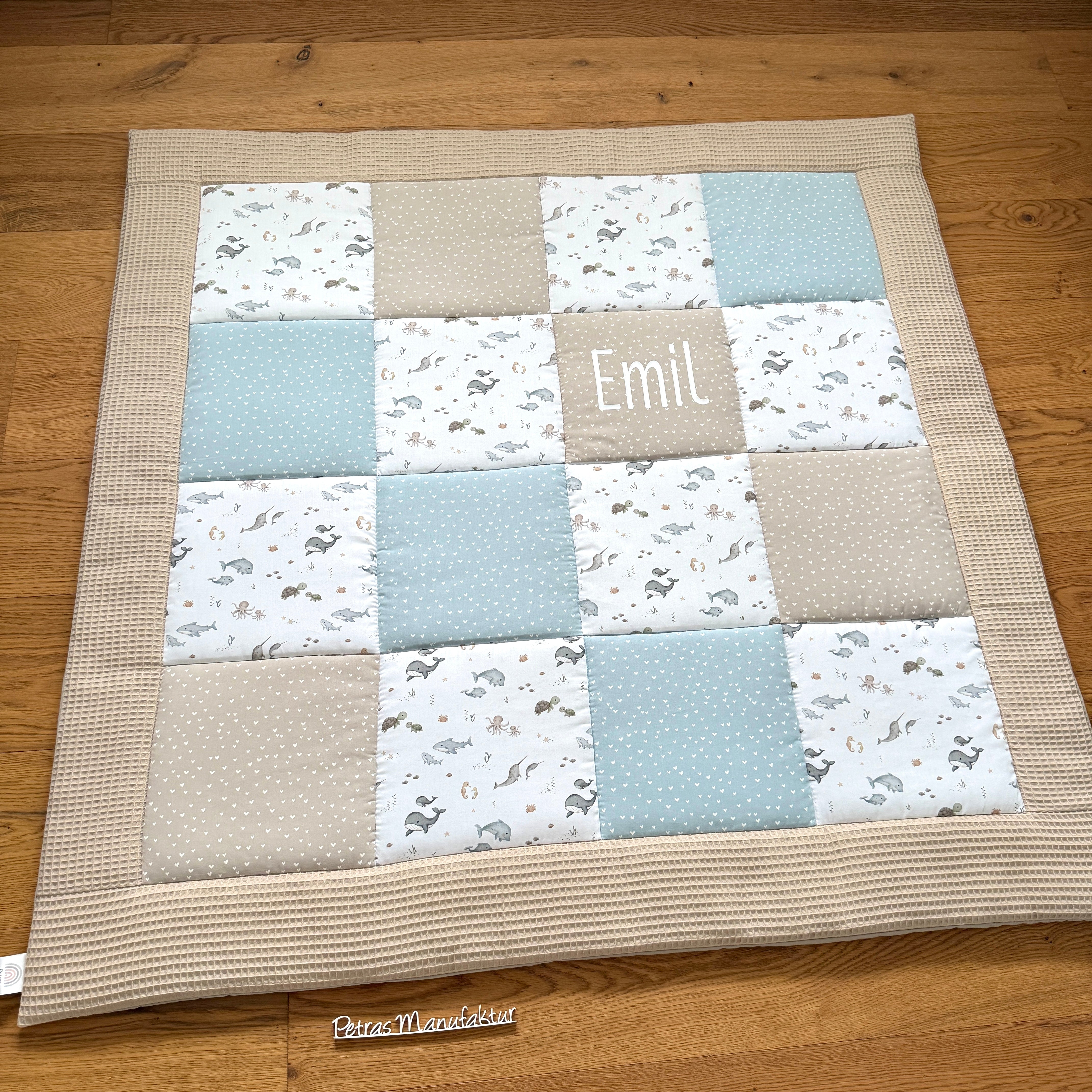 Krabbeldecke "Meerestiere" Modell 6