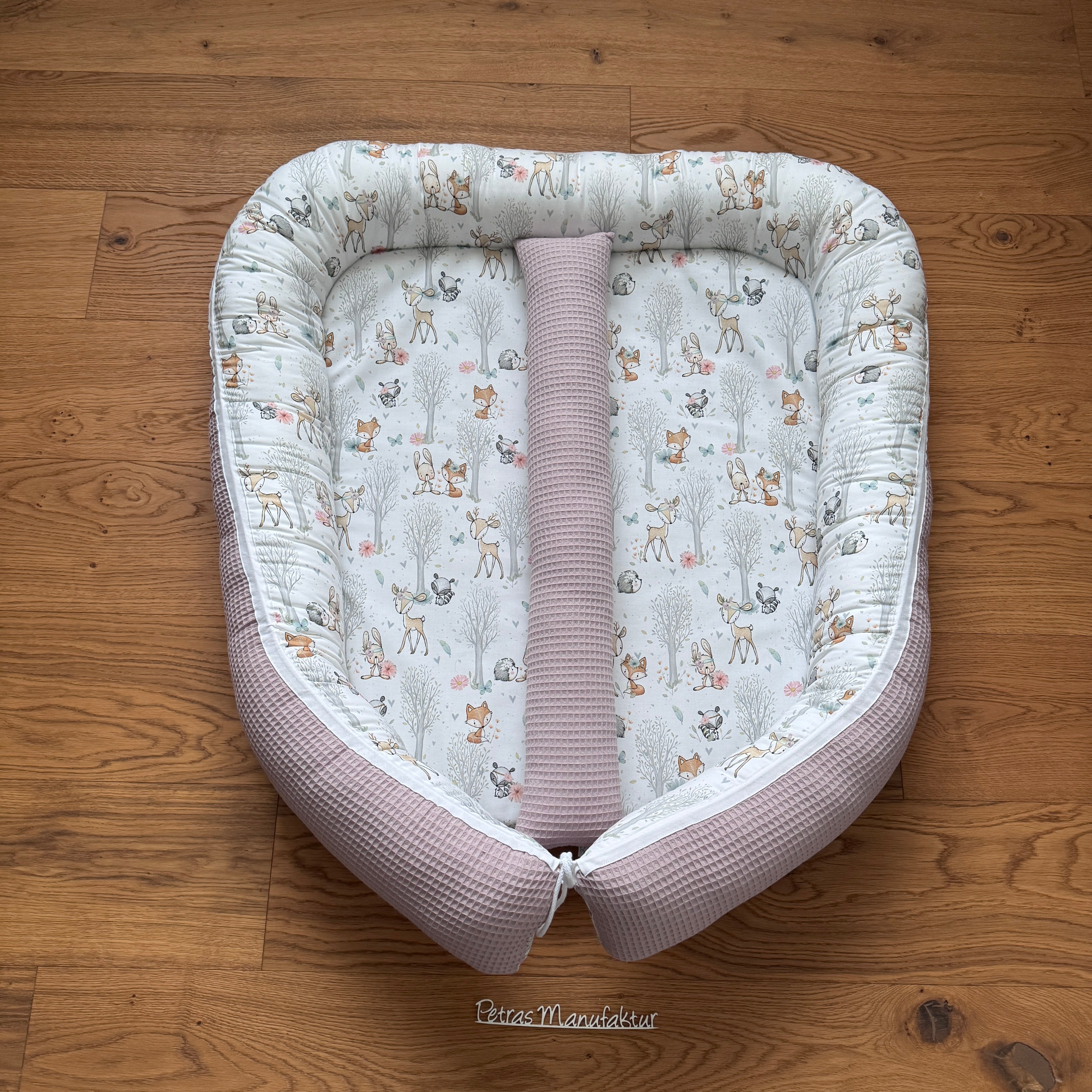 Zwillingsnestchen "Waldtiere pastell"