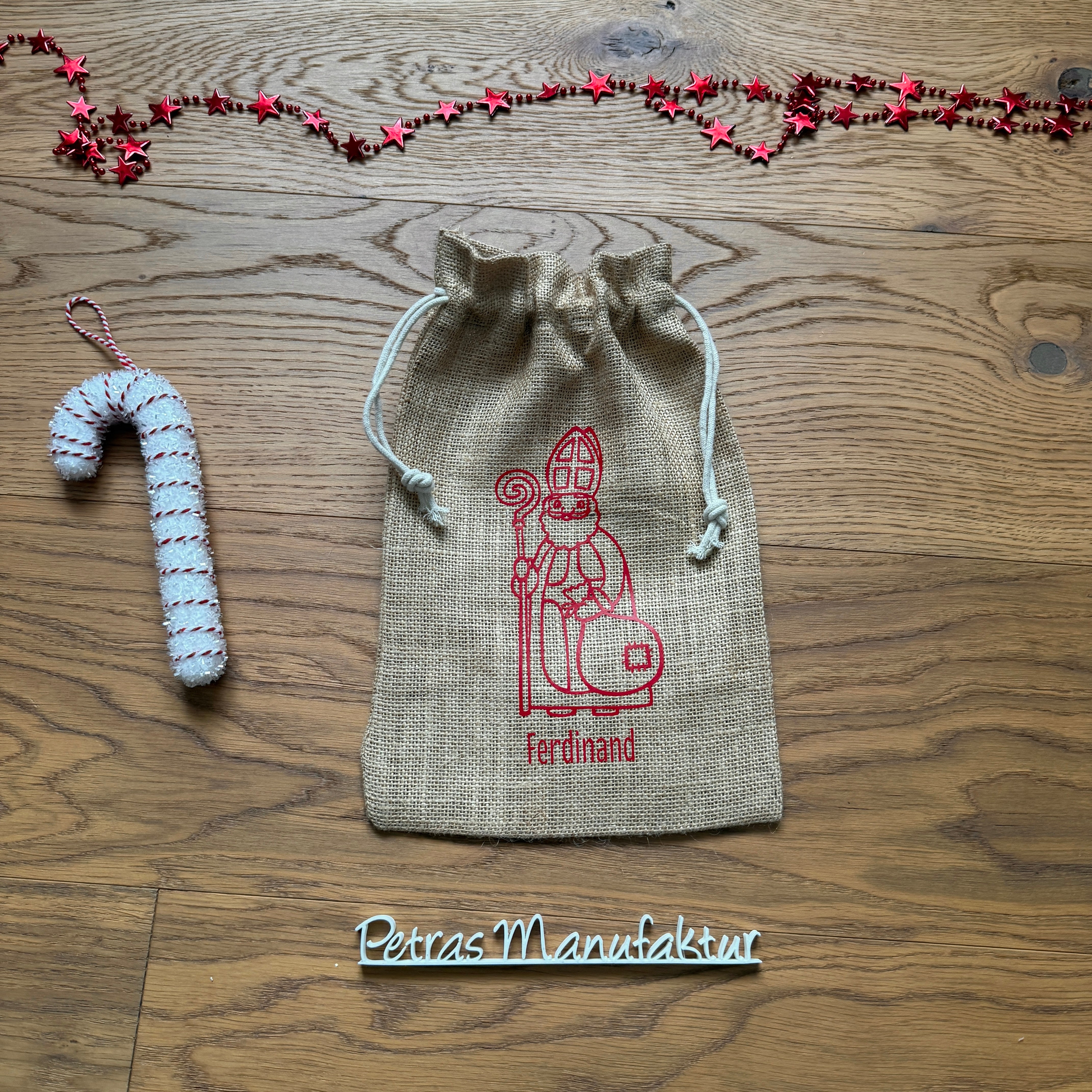 Nikolaussackerl Jute natur