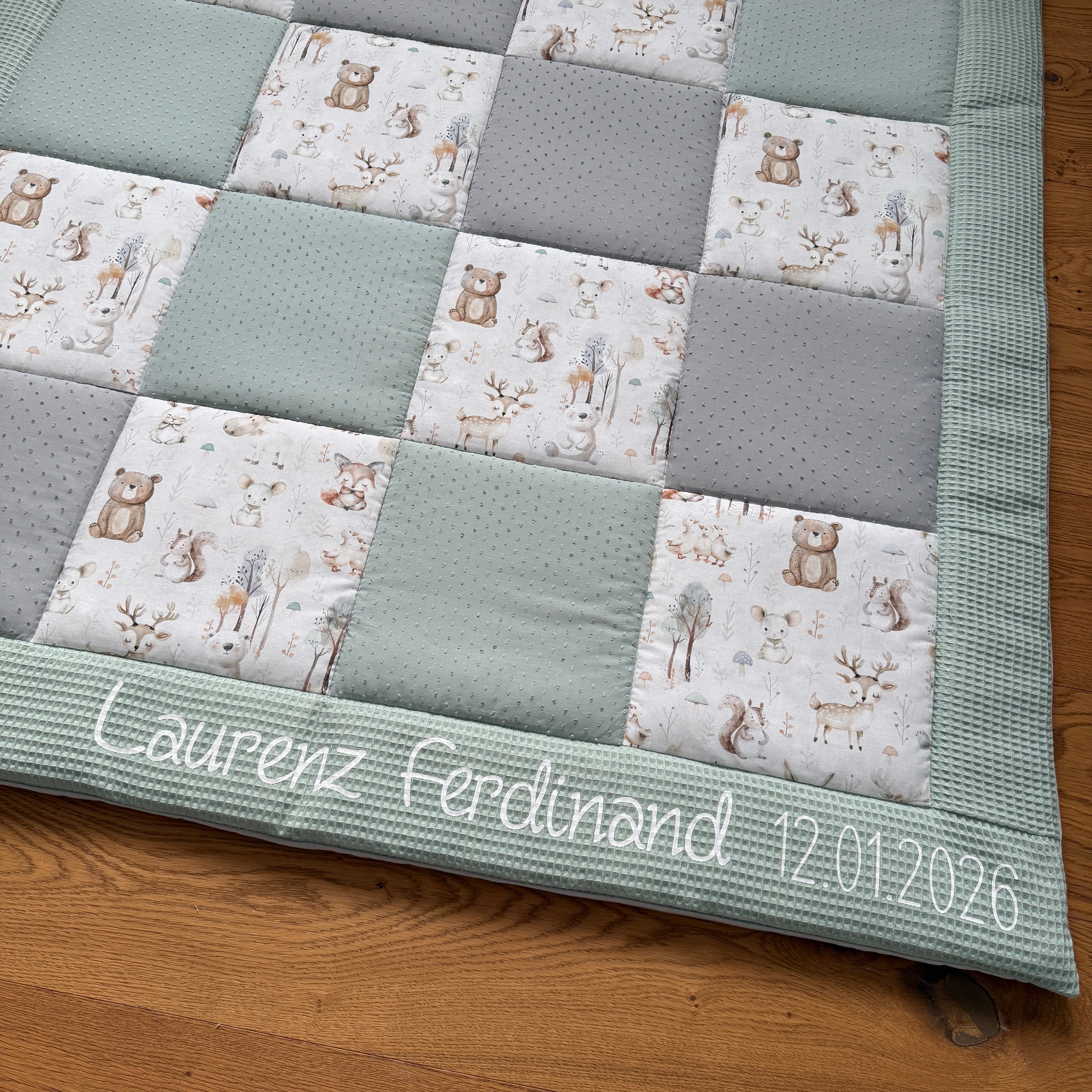Krabbeldecke "Tiere im Wald" Modell 5
