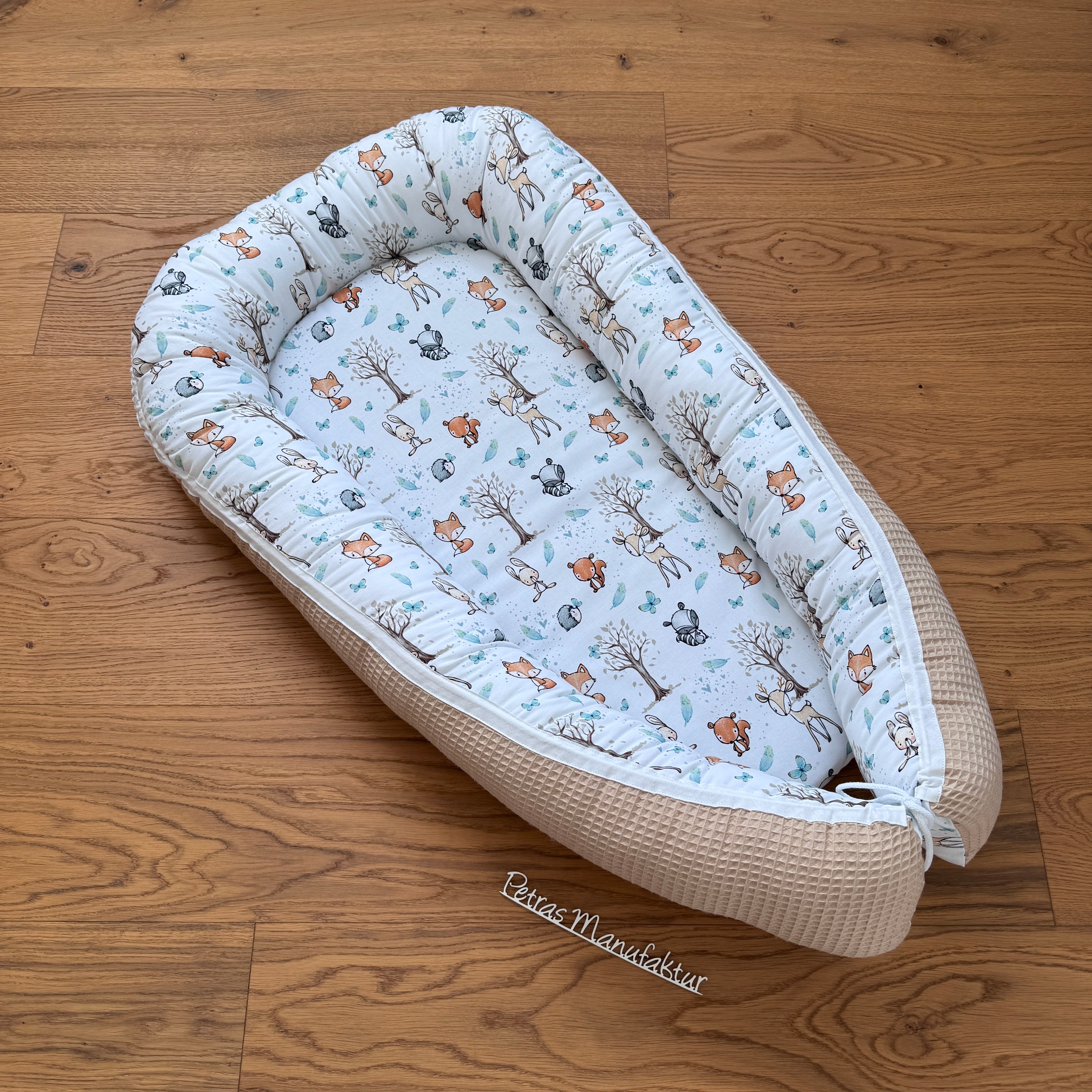 Babynestchen "Waldtiere mint“