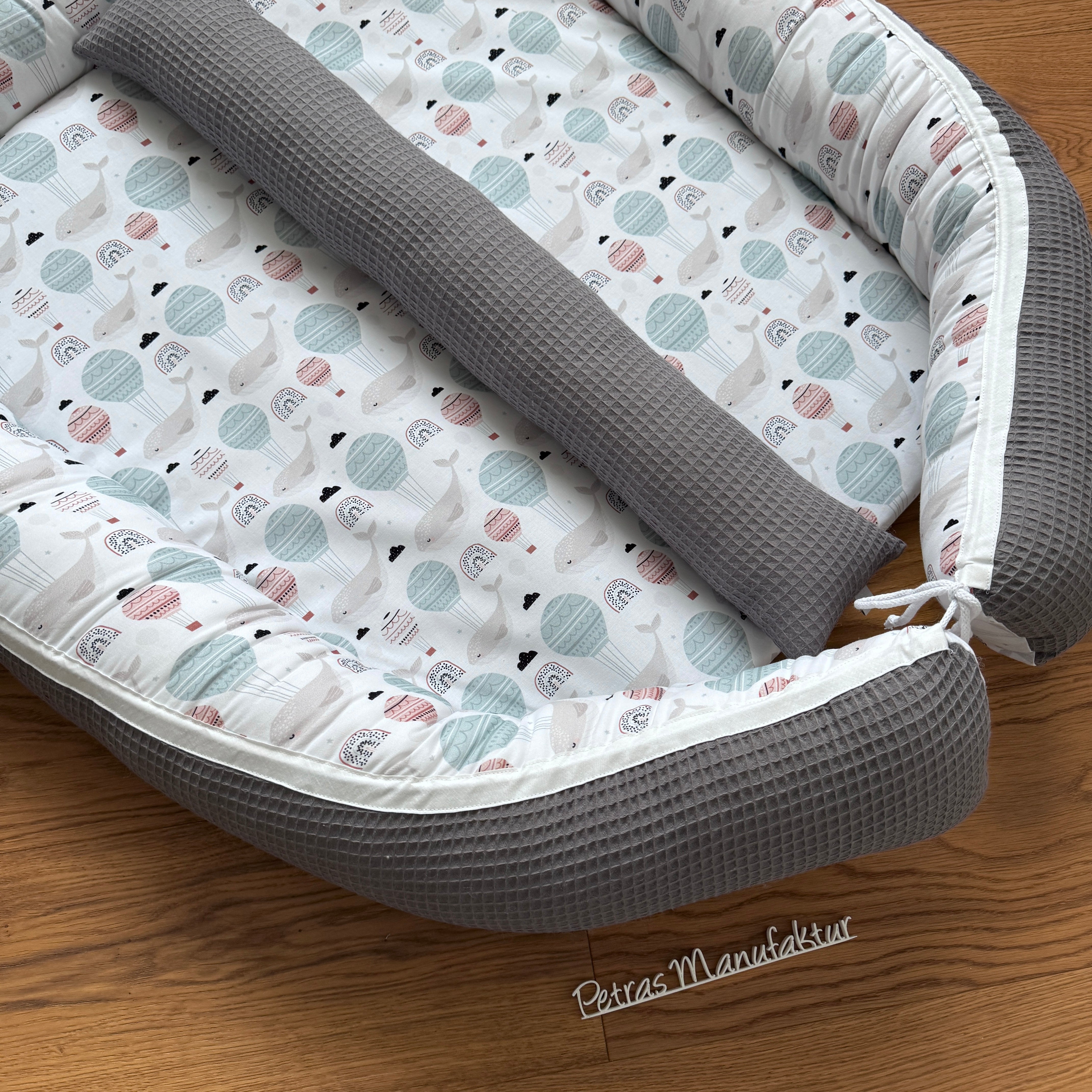 Zwillingsnestchen "Wale"