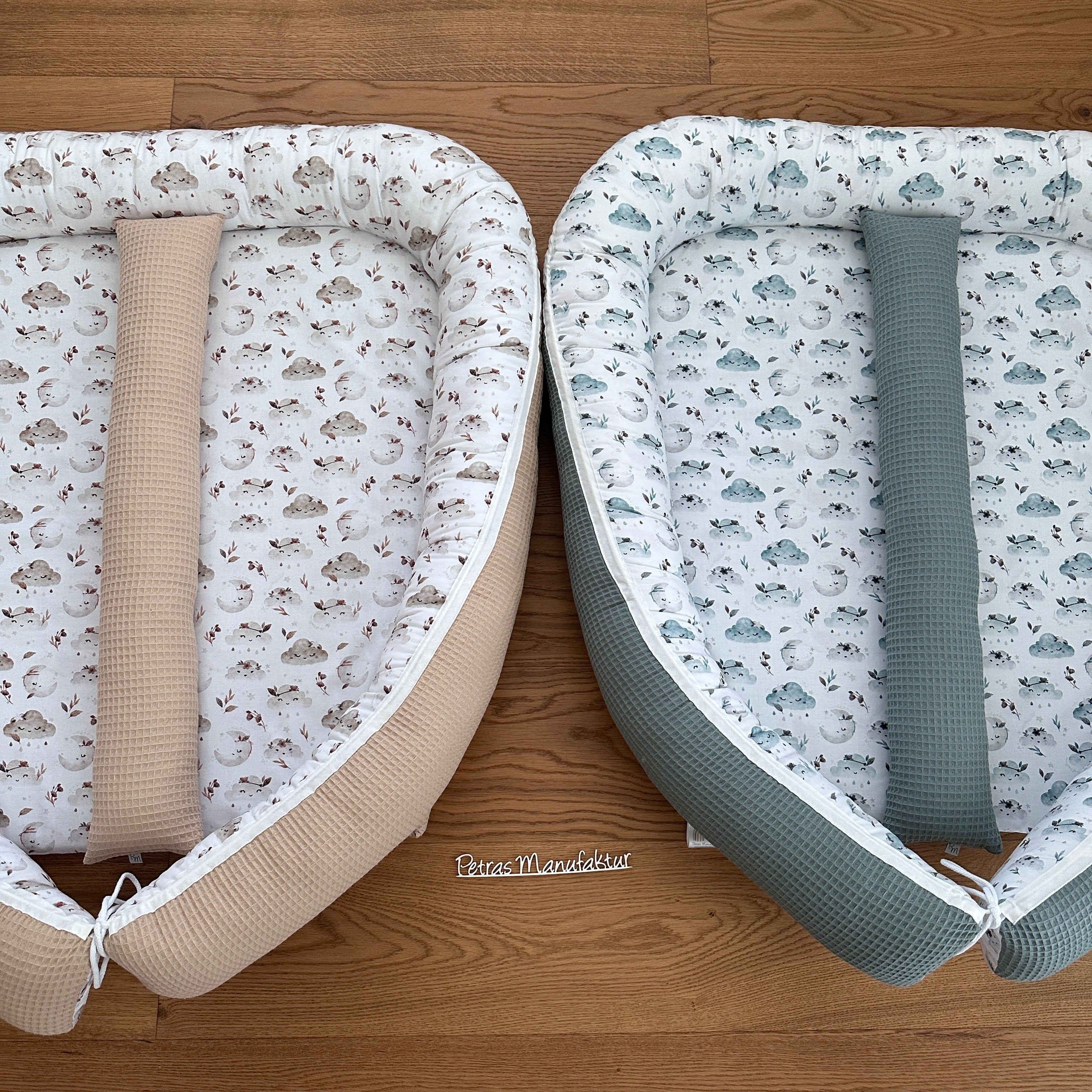 Zwillingsnestchen "Wolken beige“