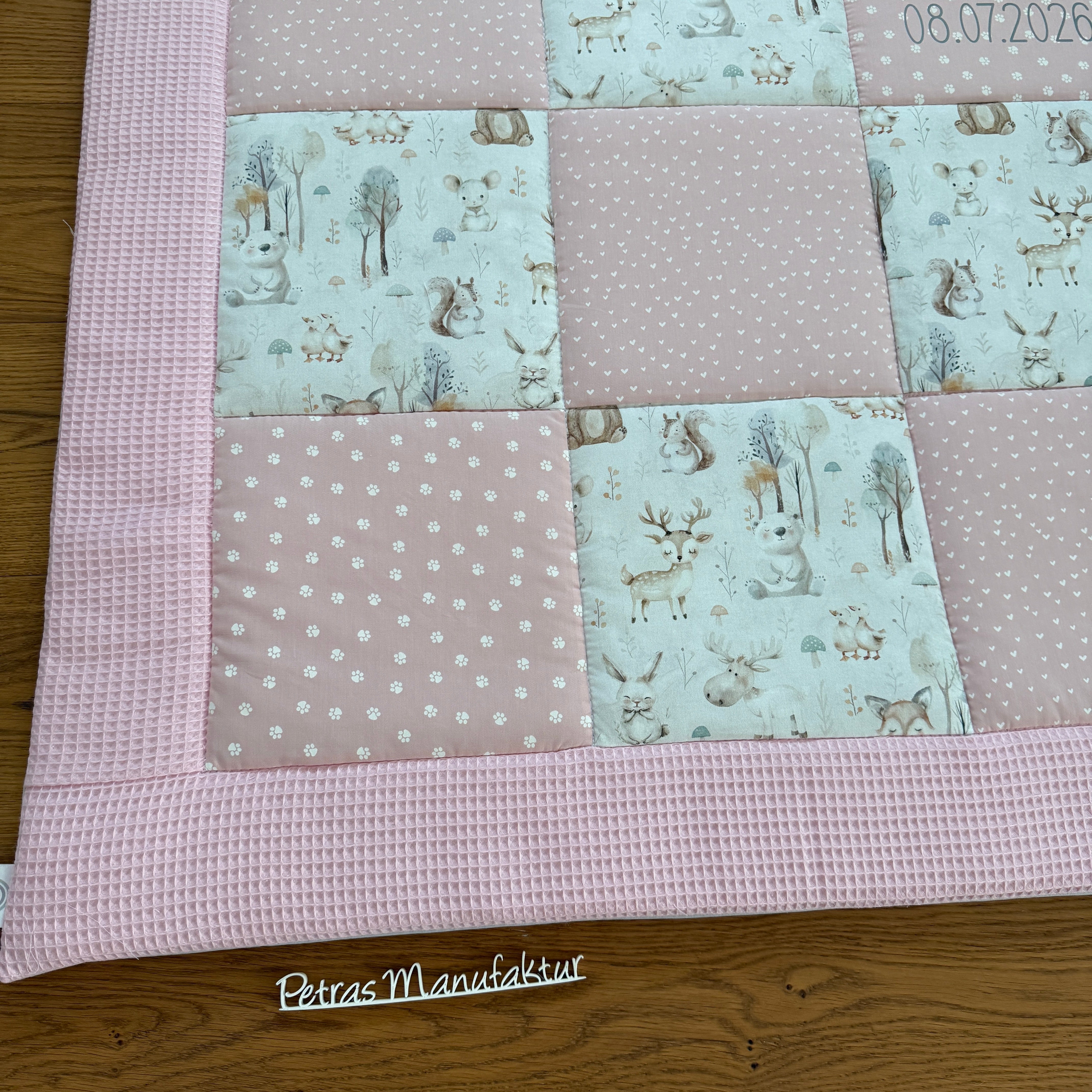 Krabbeldecke "Tiere im Wald" Modell 6