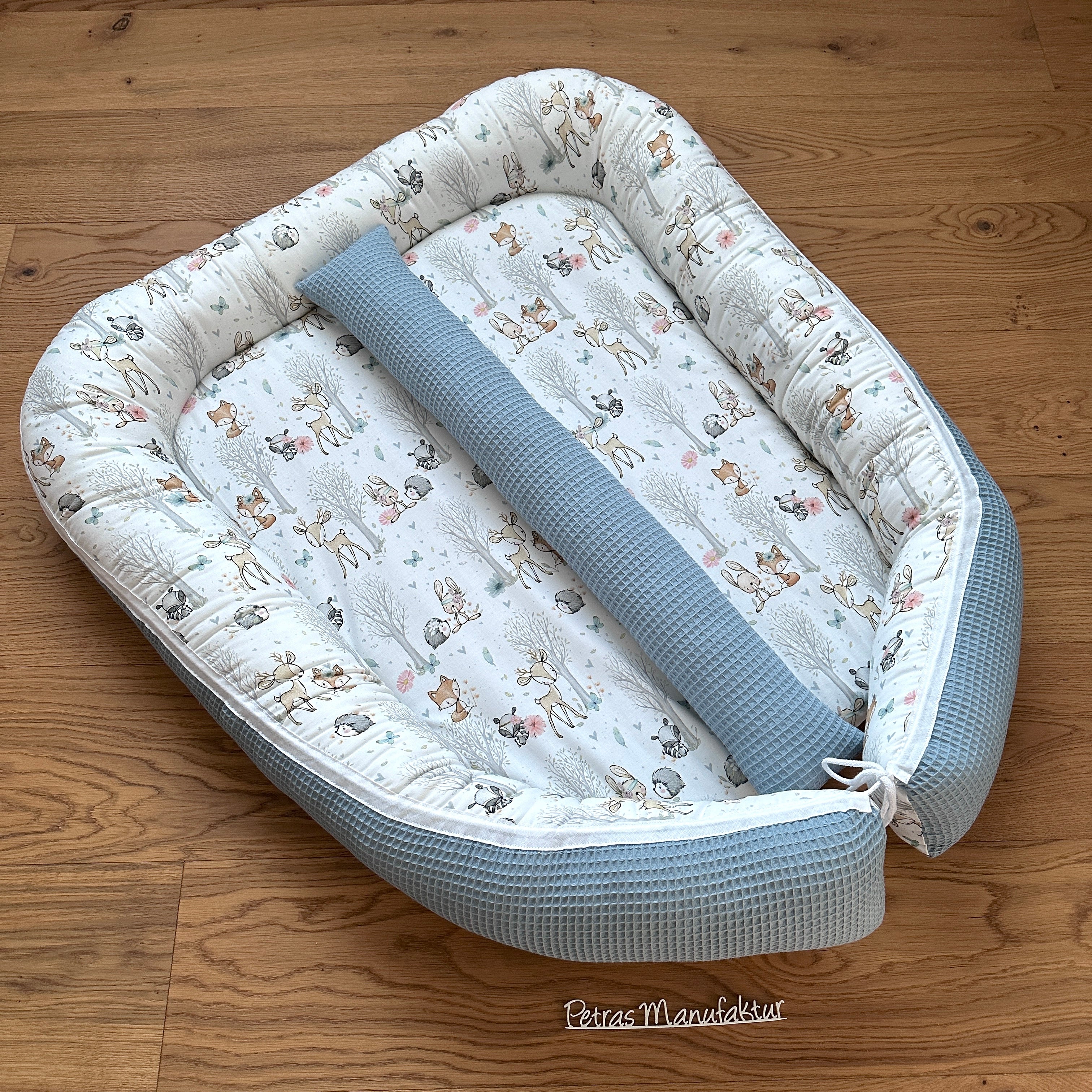 Zwillingsnestchen "Waldtiere pastell"