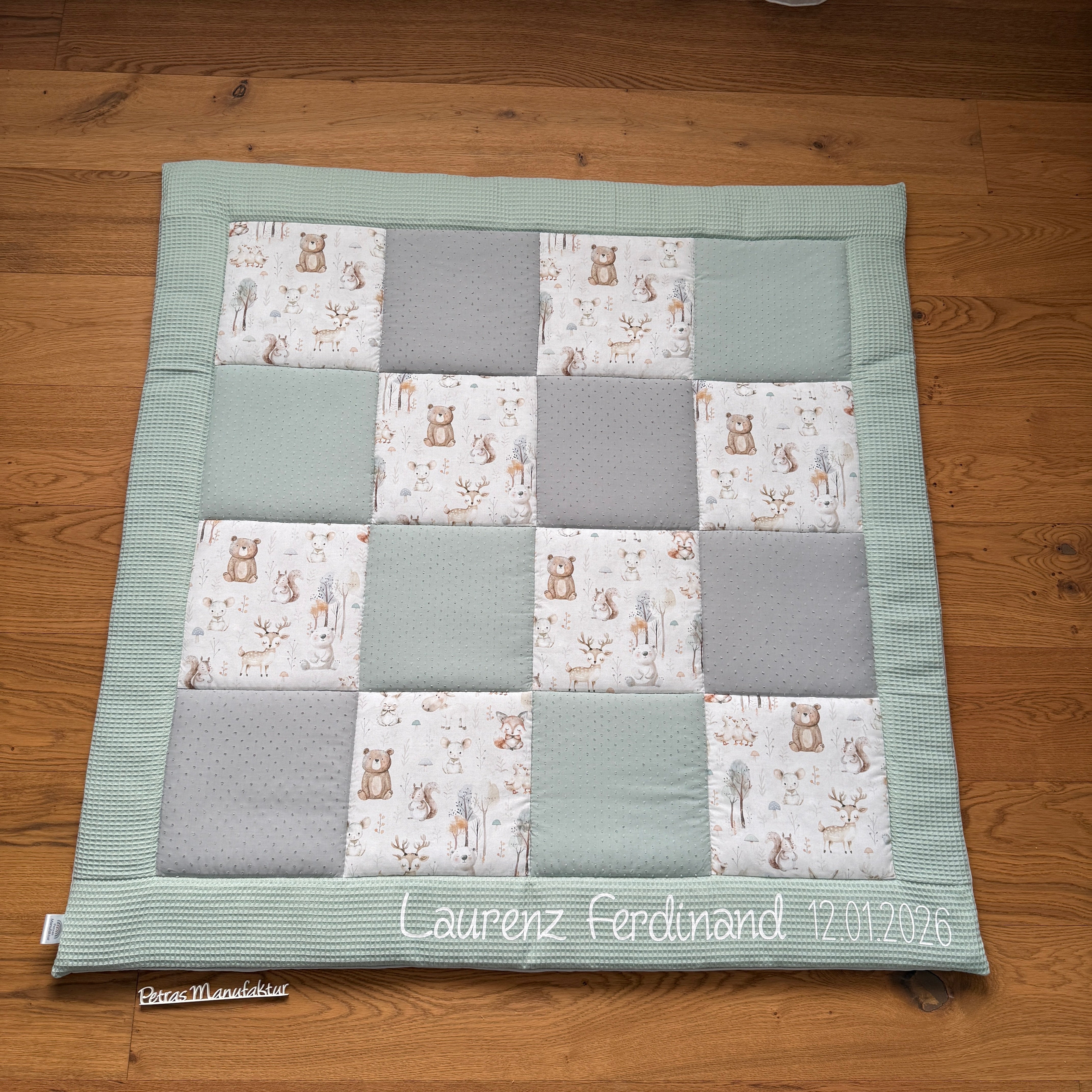 Krabbeldecke "Tiere im Wald" Modell 5