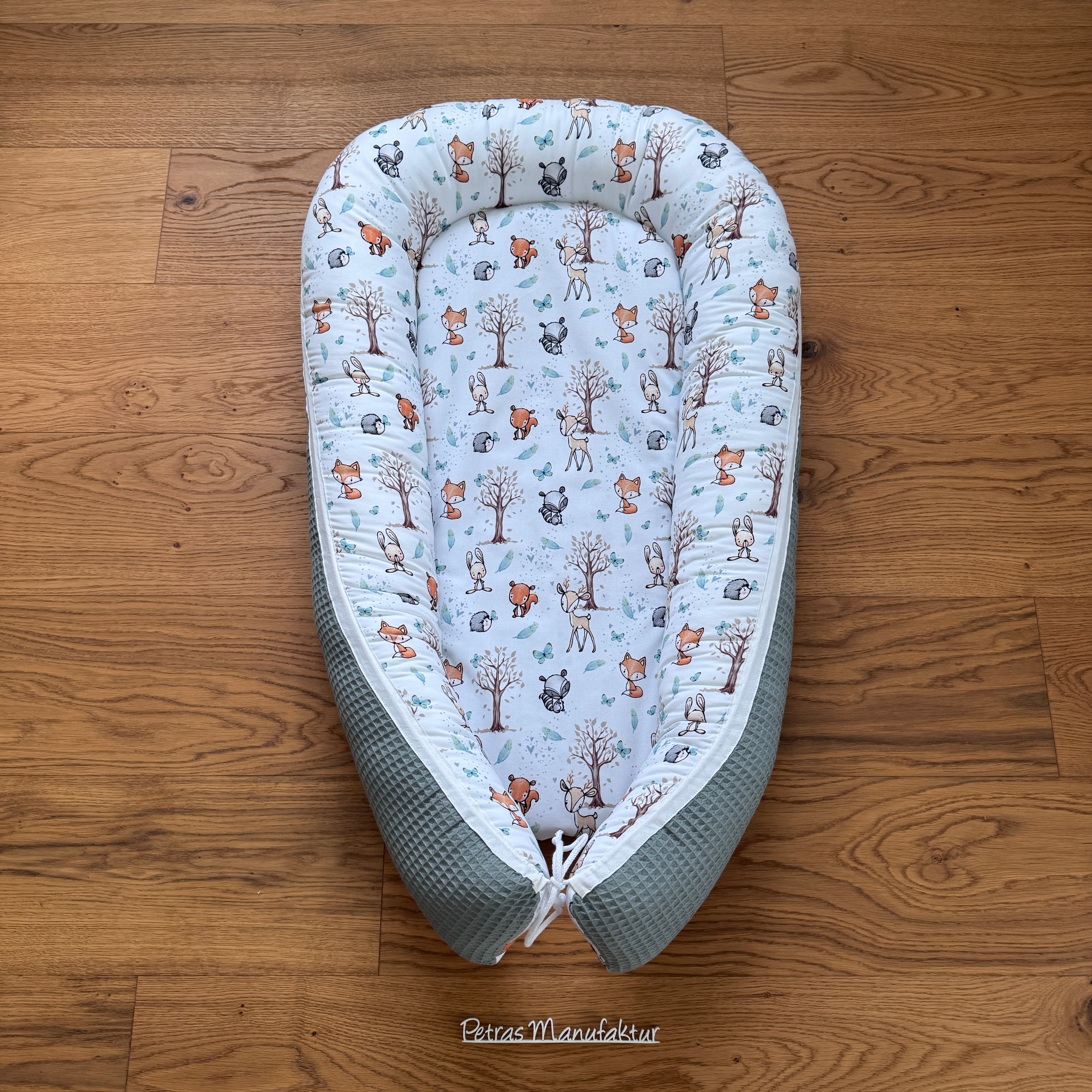 Babynestchen "Waldtiere mint“