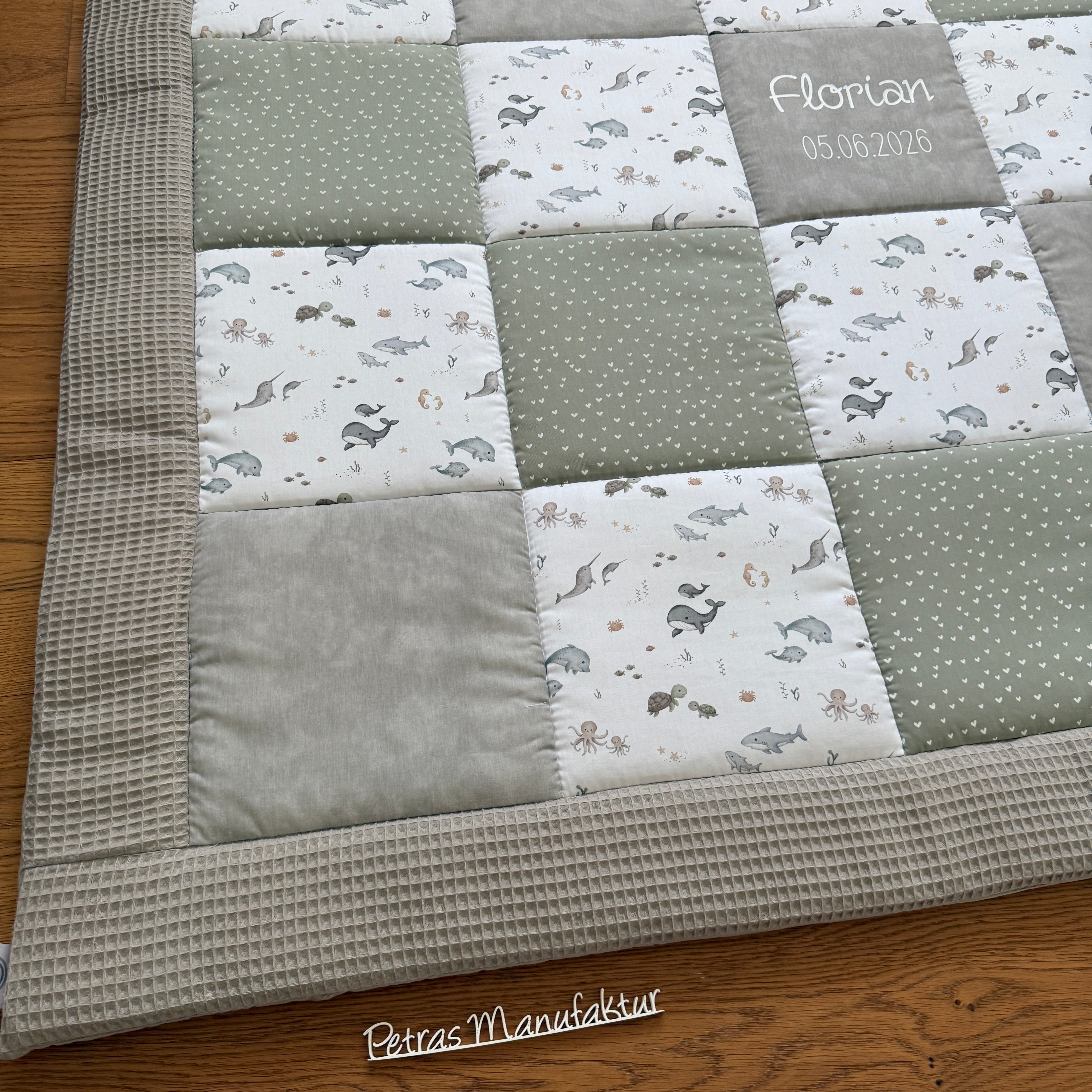 Krabbeldecke "Meerestiere" Modell 4