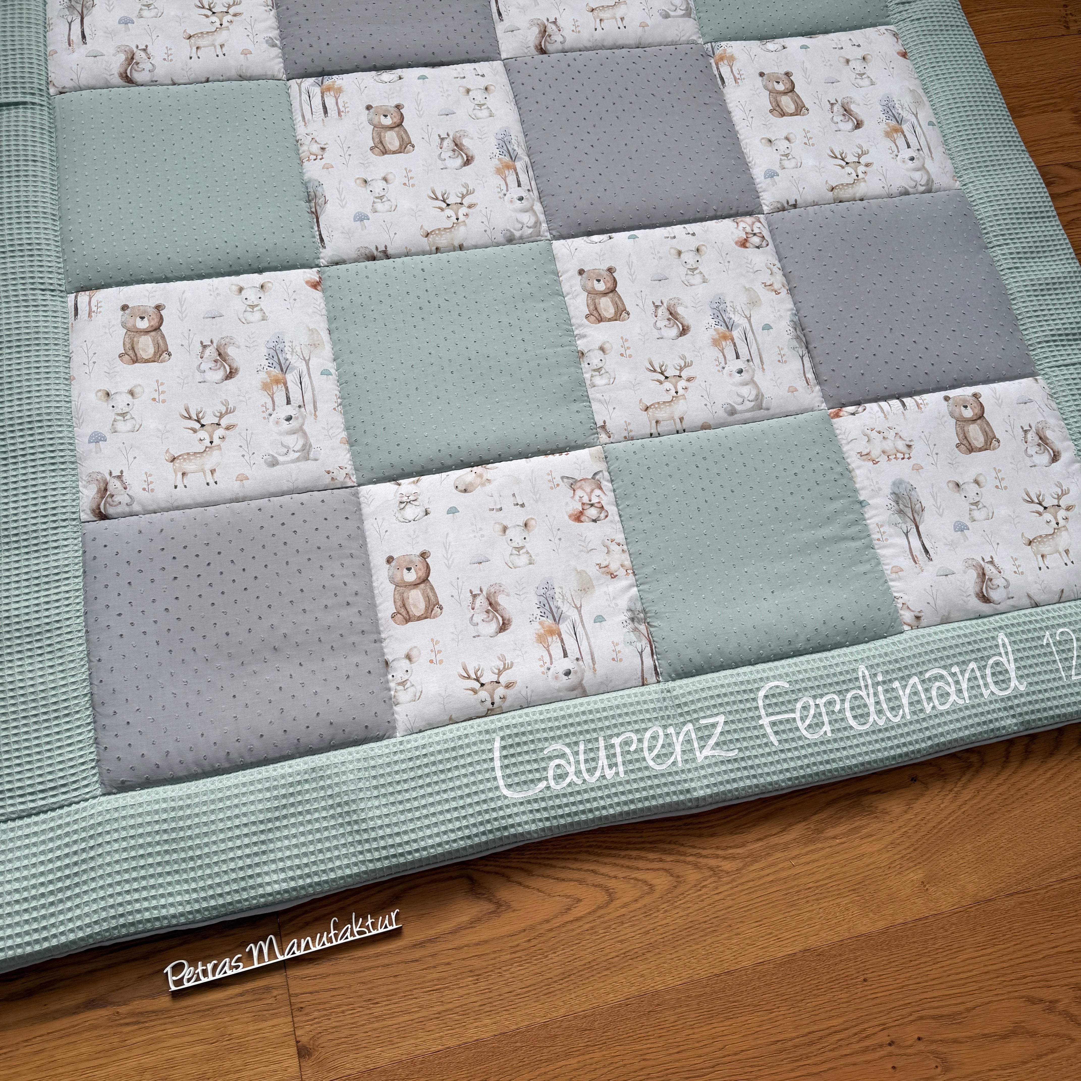 Krabbeldecke "Tiere im Wald" Modell 5