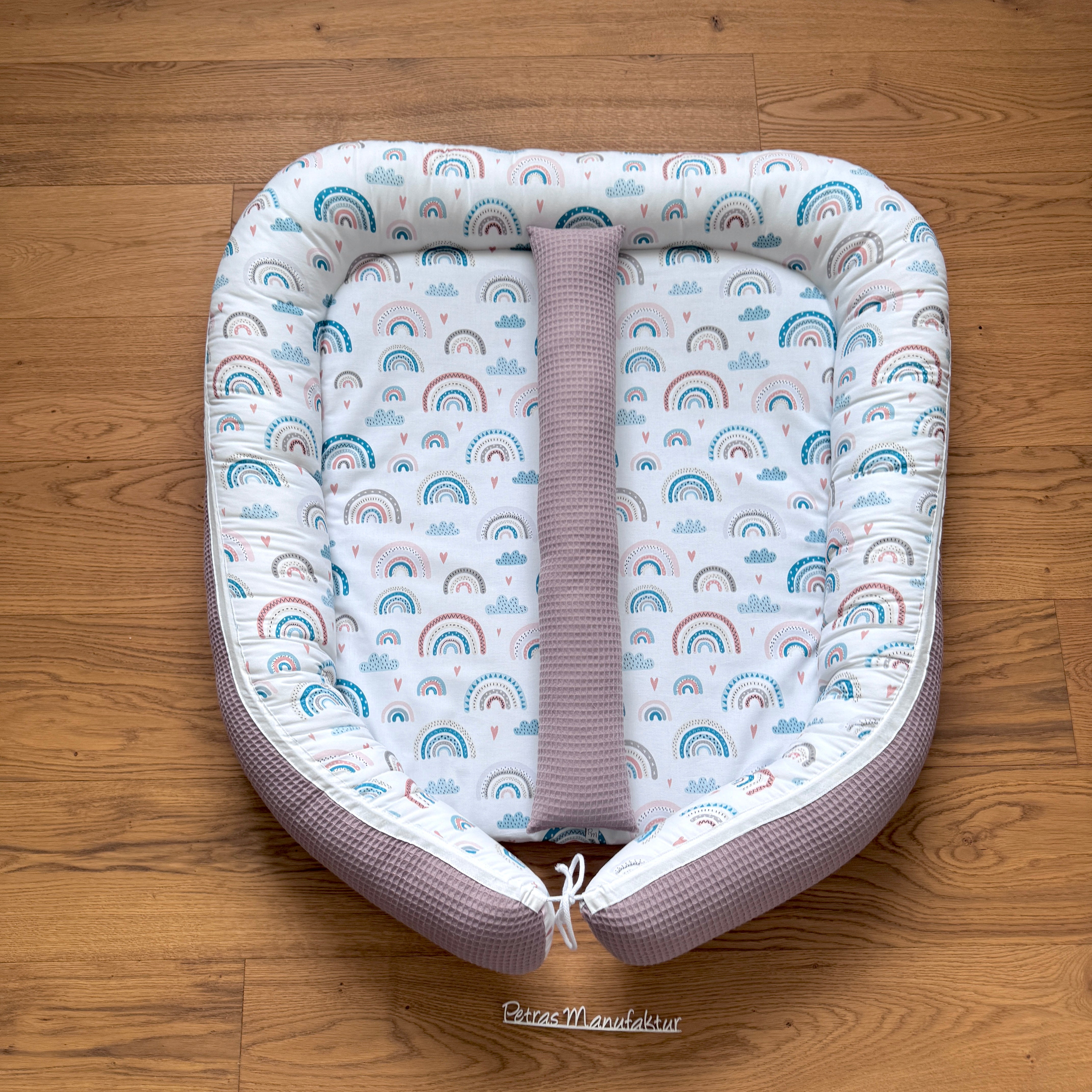 Zwillingsnestchen "Regenbogen & Wolken"