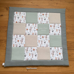 Krabbeldecke "Waldtiere mint“ Modell 6