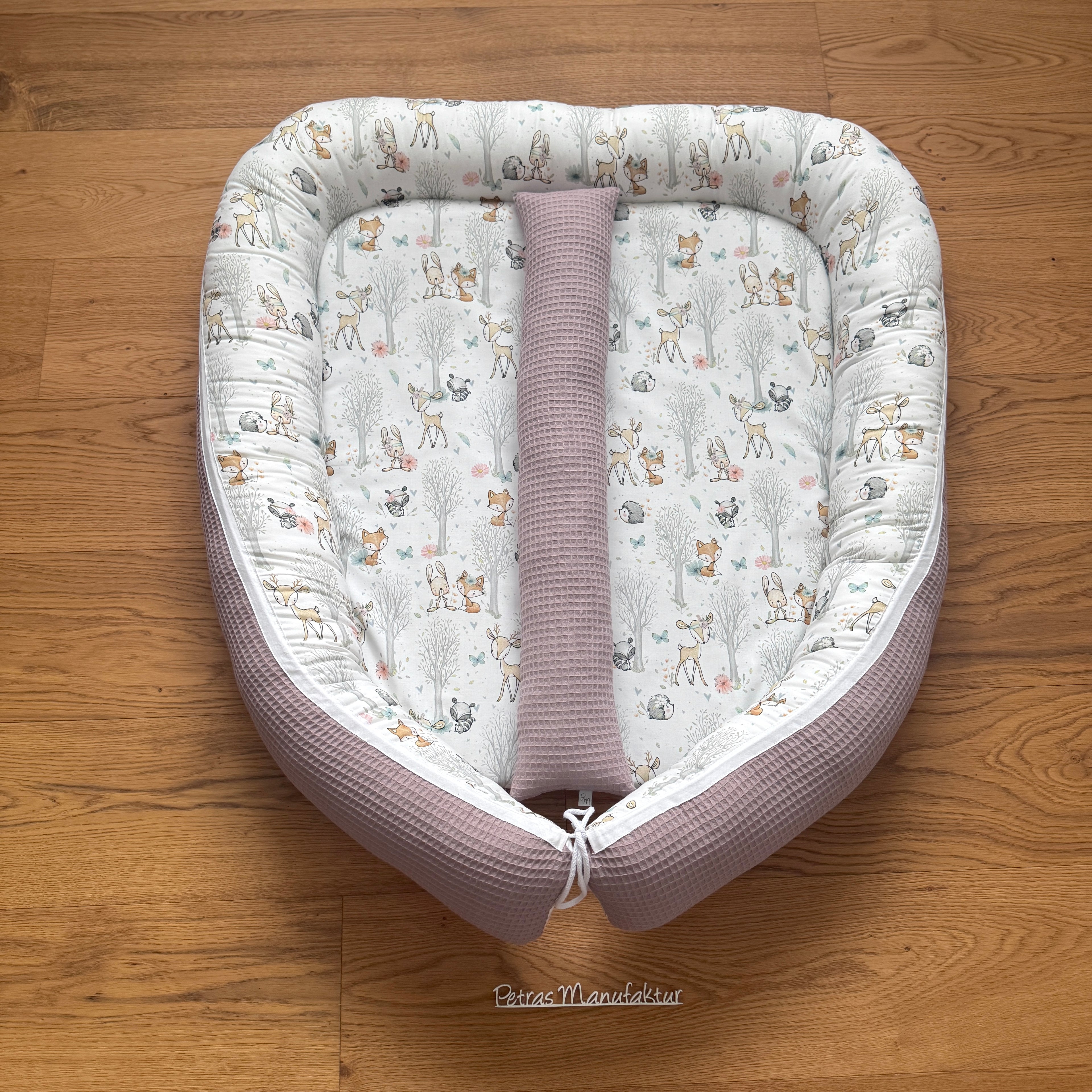 Zwillingsnestchen "Waldtiere pastell"