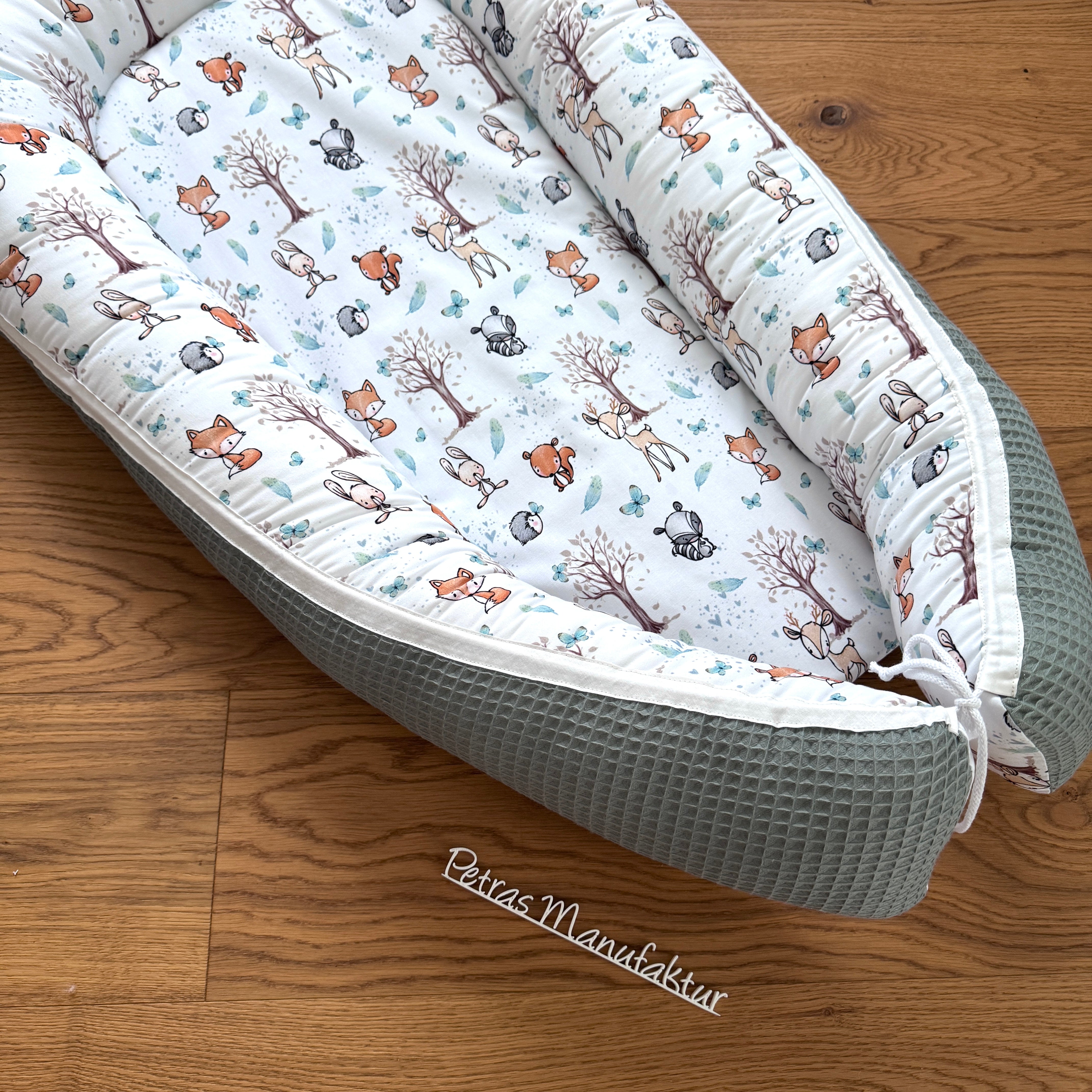 Babynestchen "Waldtiere mint“