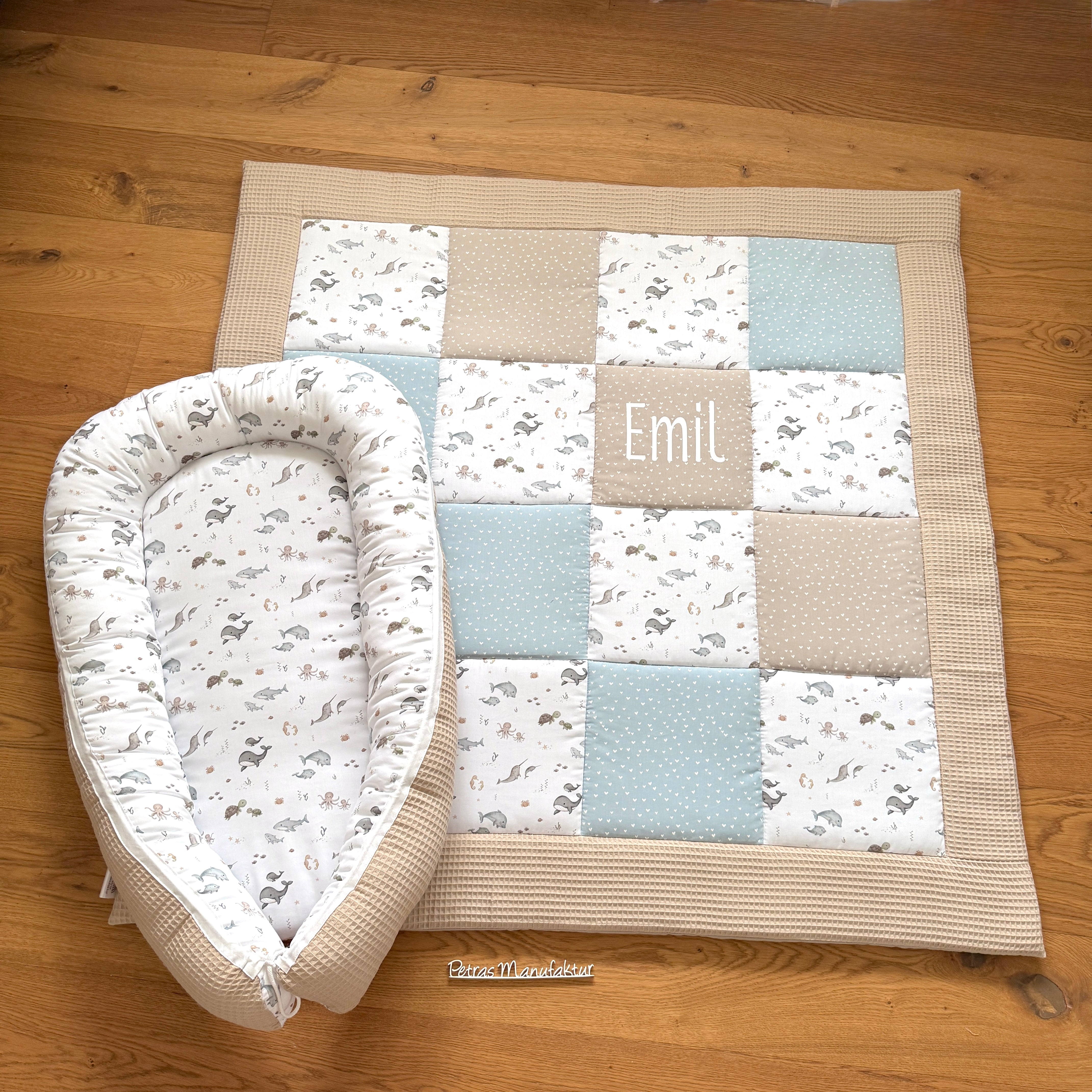 Krabbeldecke "Meerestiere" Modell 6