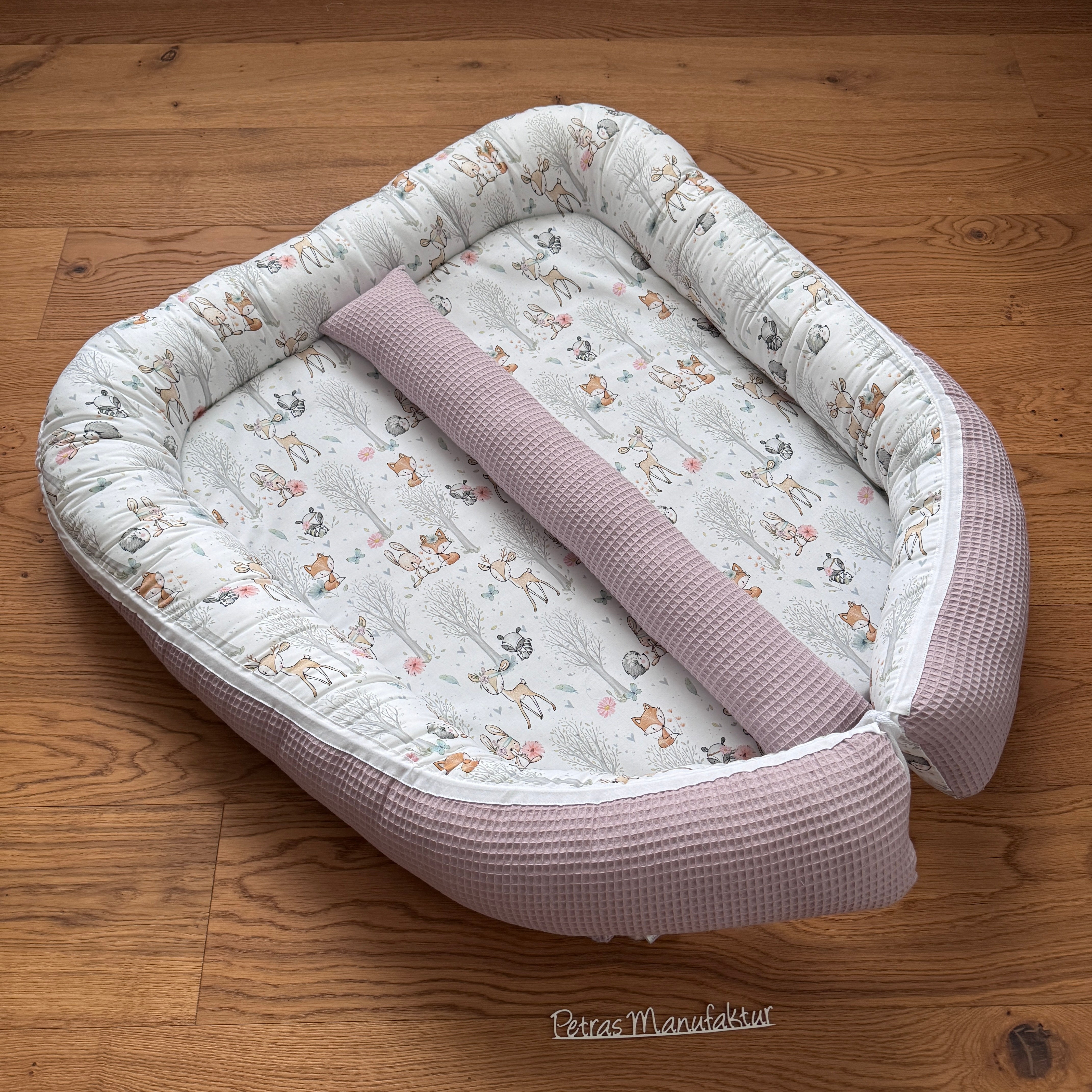 Zwillingsnestchen "Waldtiere pastell"