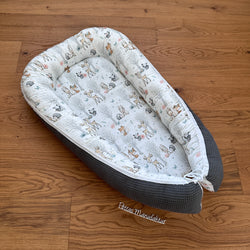 Babynestchen "Waldtiere pastell"