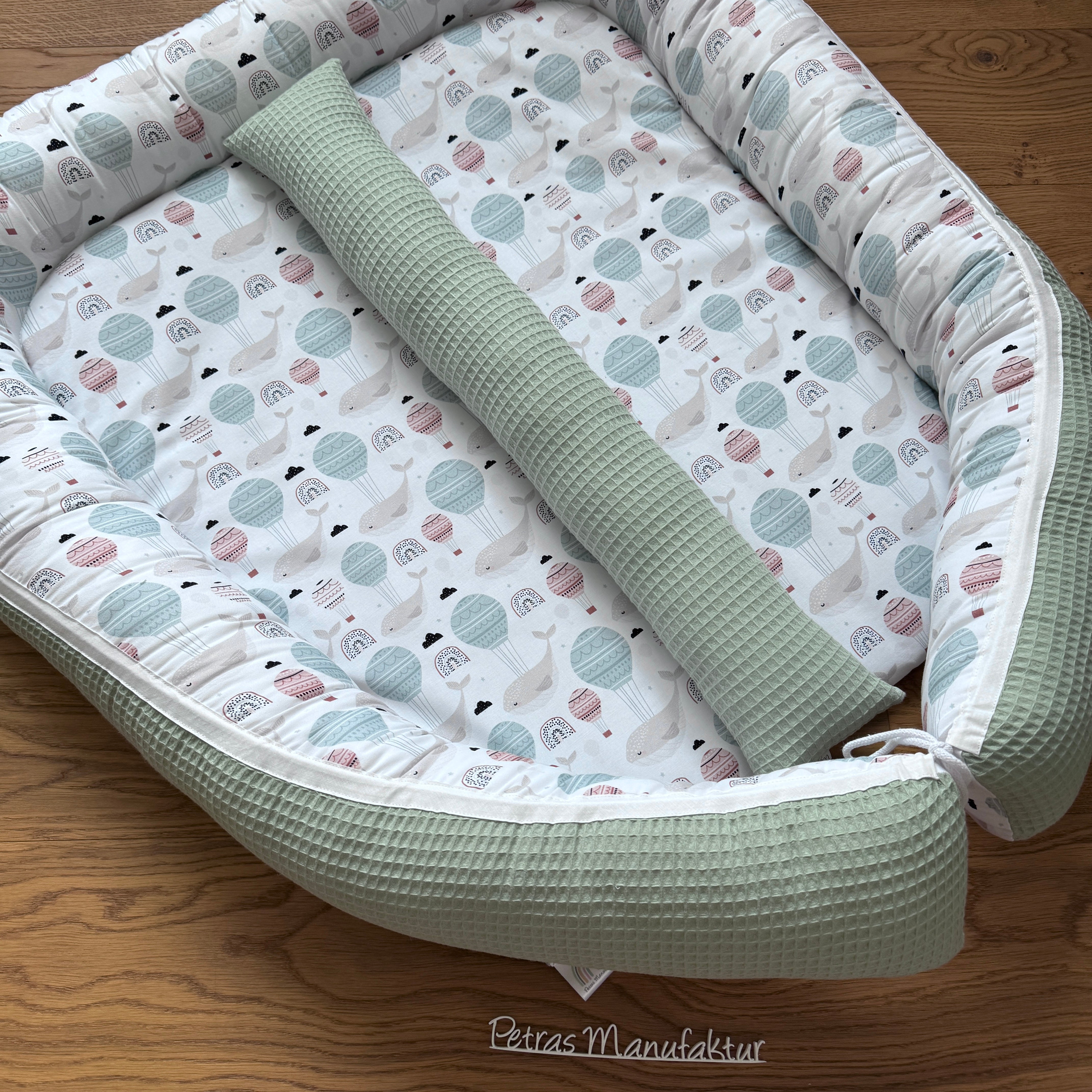 Zwillingsnestchen "Wale"