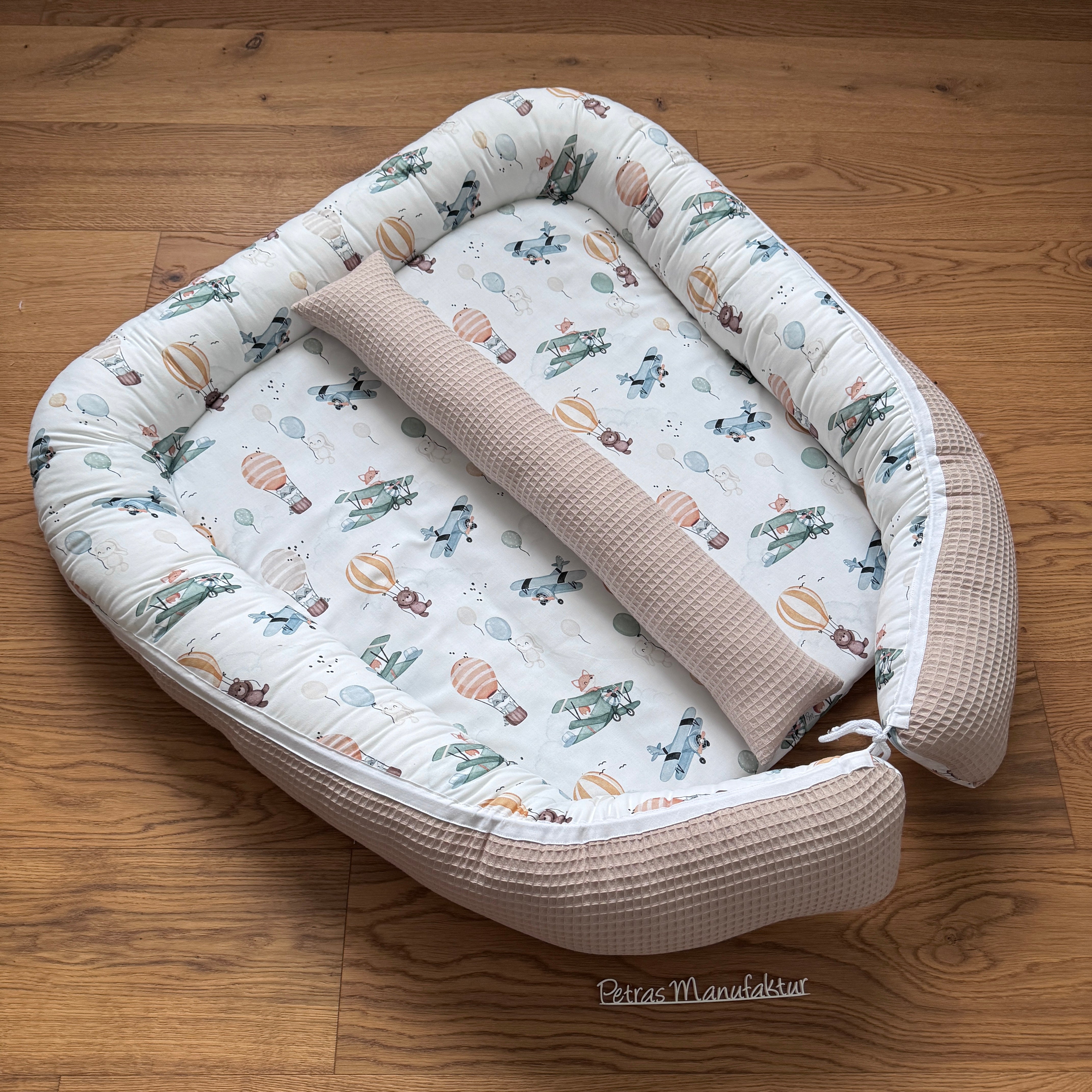 Zwillingsnestchen "fliegende Kuscheltiere"